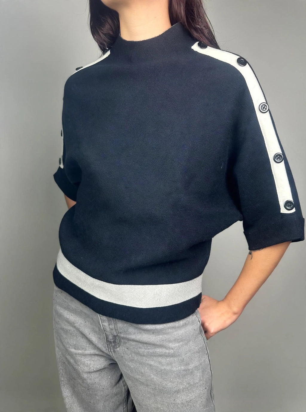 MAGLIA COCÒ BICOLOR