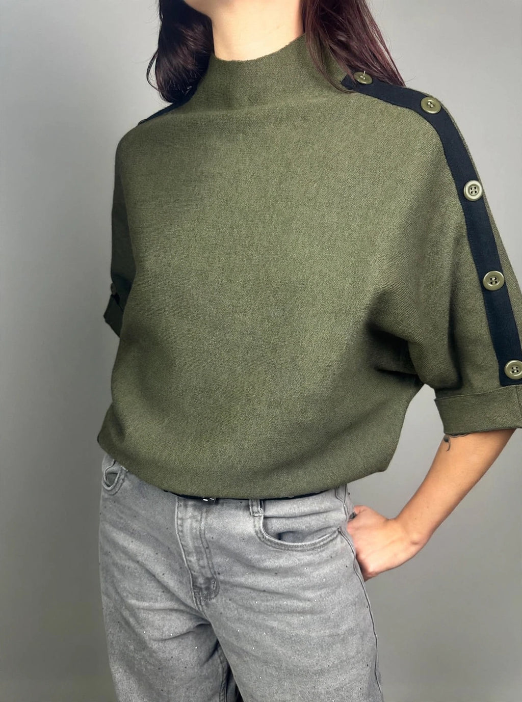 MAGLIA COCÒ BICOLOR