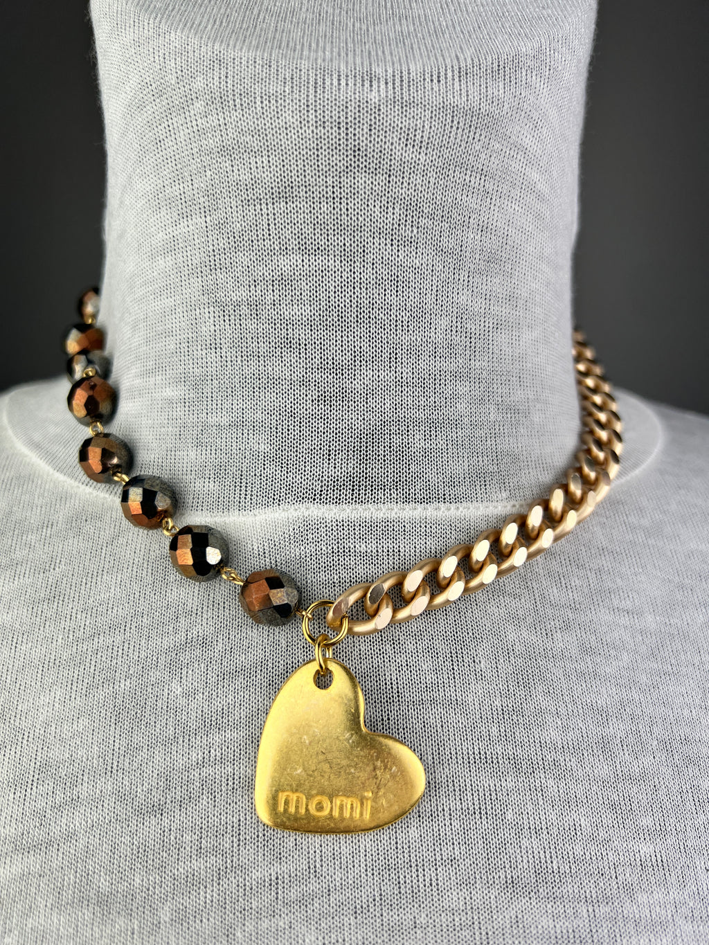 MOMI - COLLANA FRANCESCA CORTA CUORE