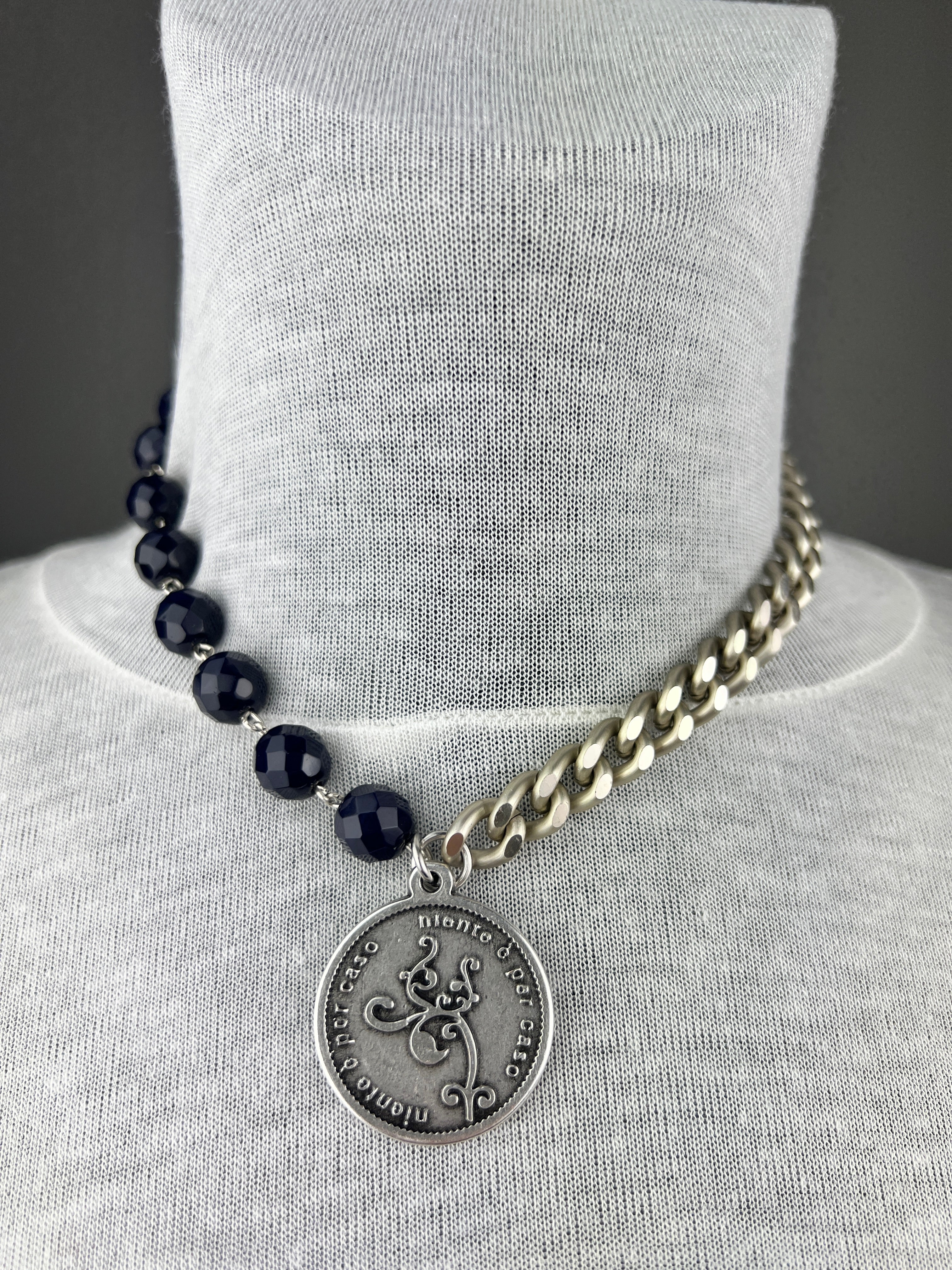 MOMI - COLLANA FRANCESCA CORTA MEDAGLIA