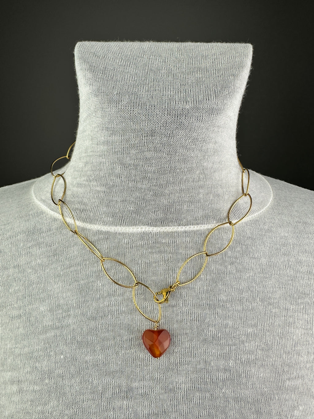 COLLANA CUORE ACCIAIO