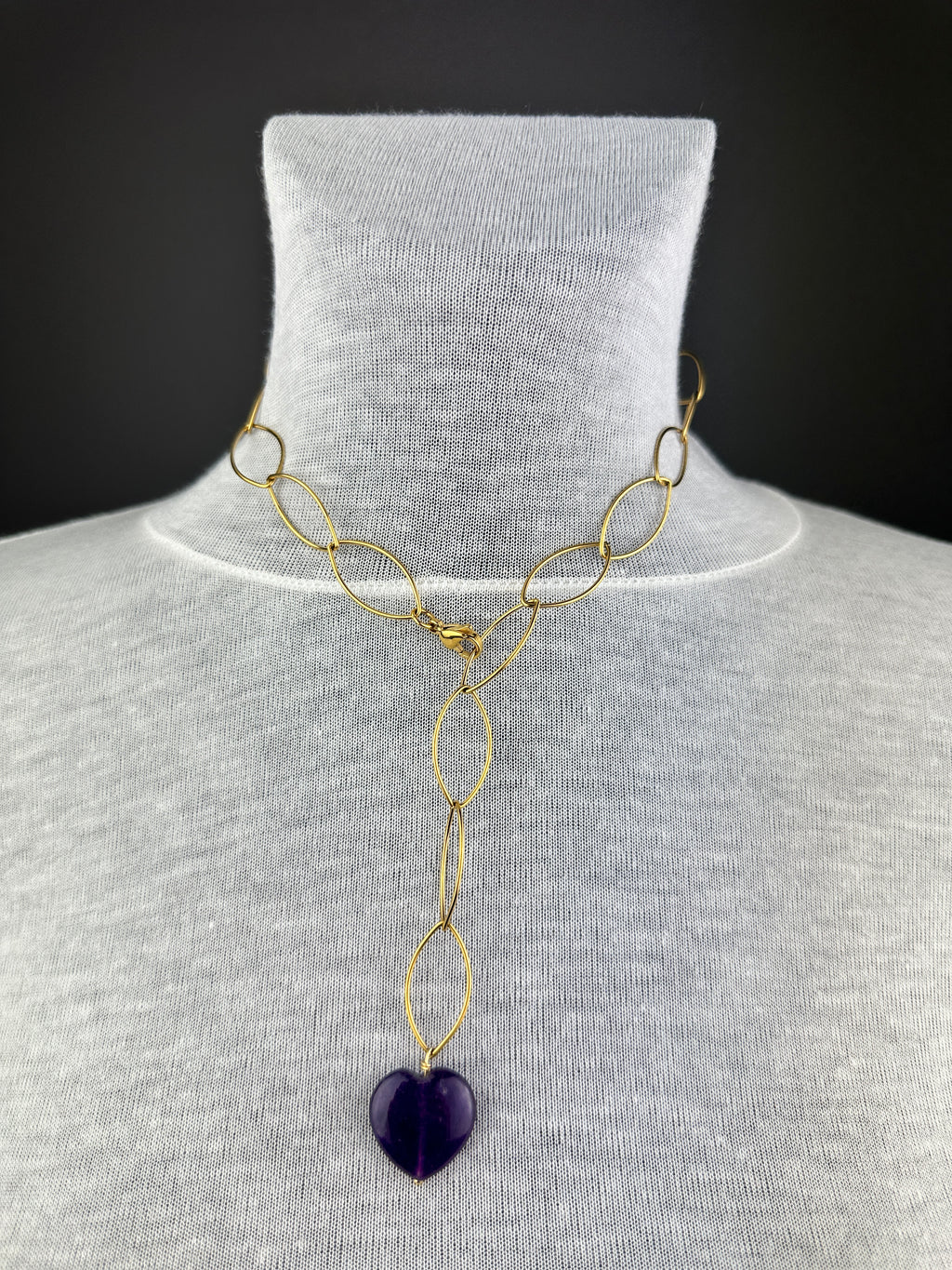 COLLANA CUORE ACCIAIO