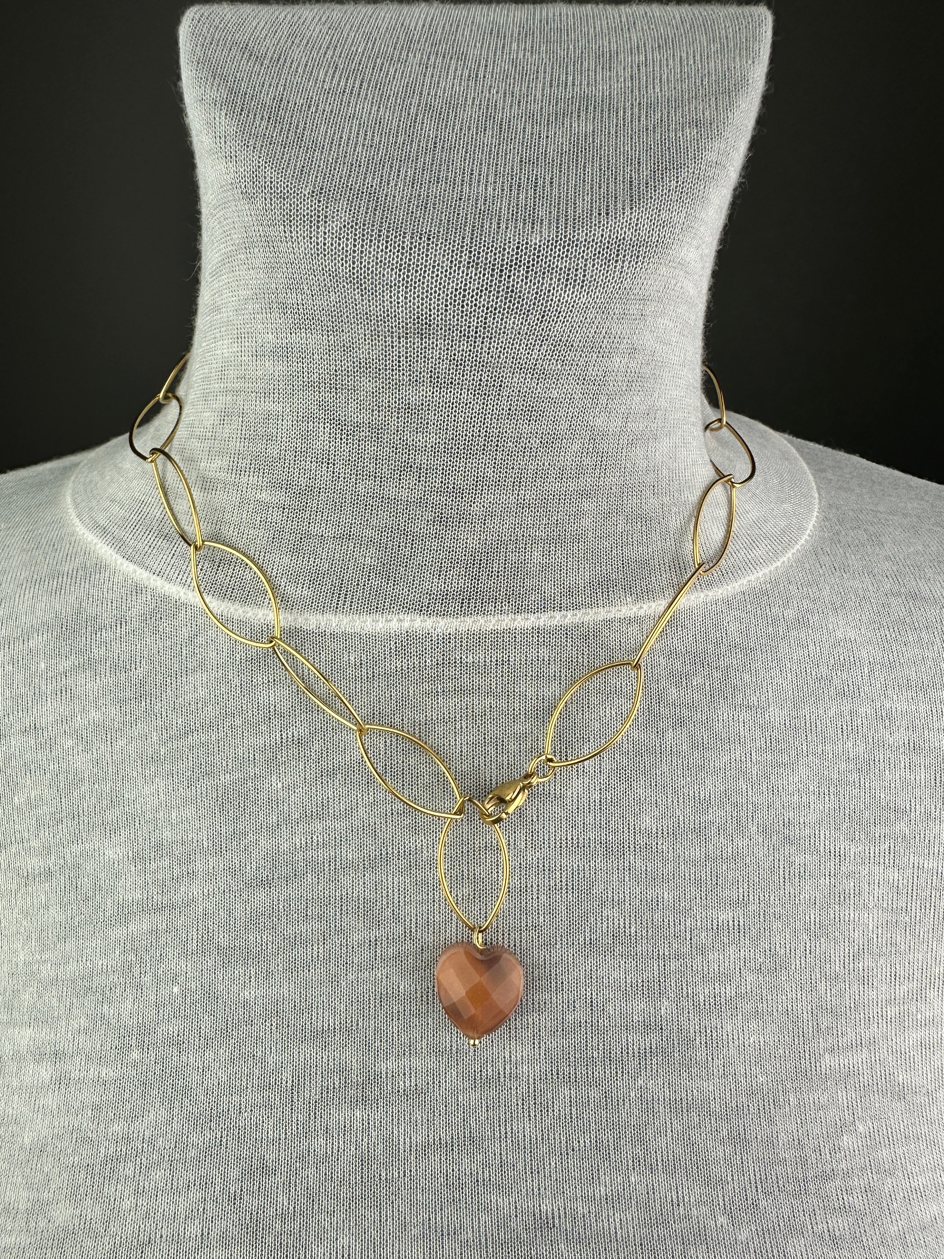 COLLANA CUORE ACCIAIO