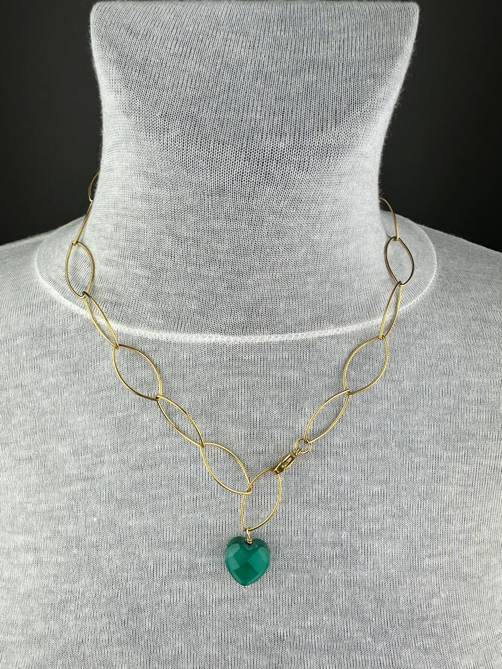 COLLANA CUORE ACCIAIO
