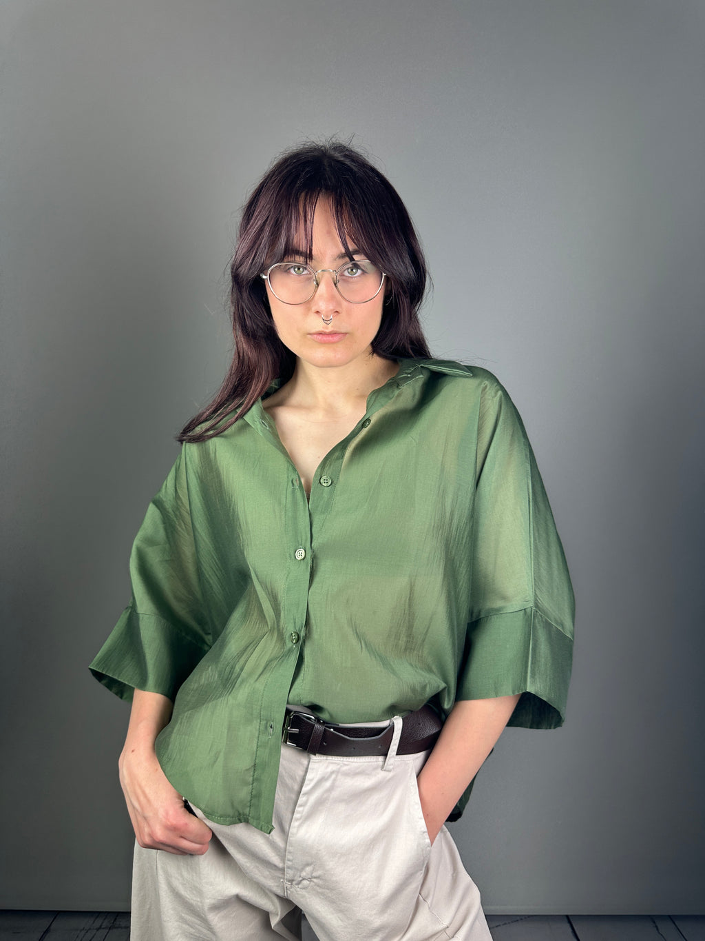 CAMICIA TENCEL UNITO