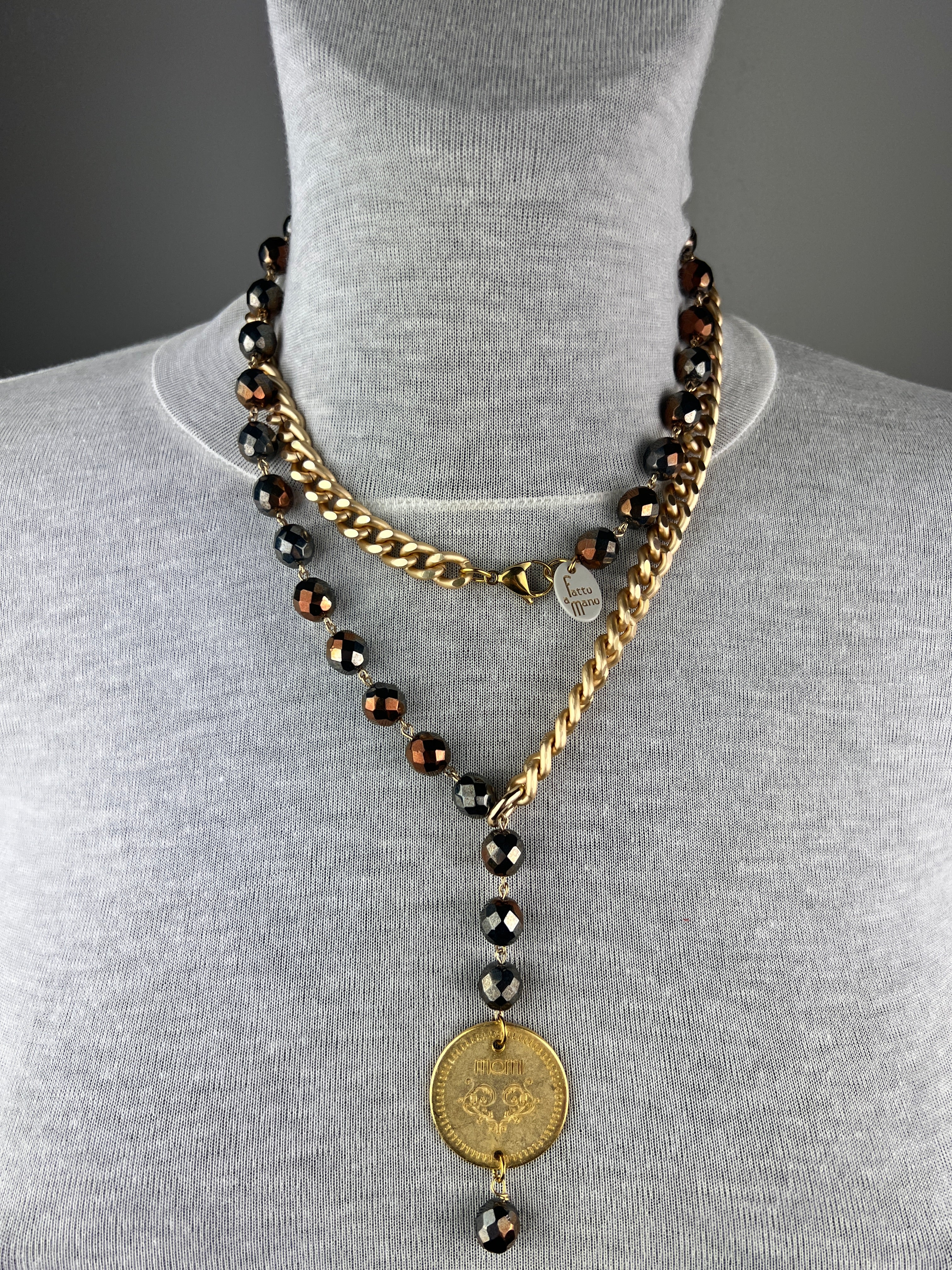 MOMI - COLLANA FRANCESCA MEDAGLIA