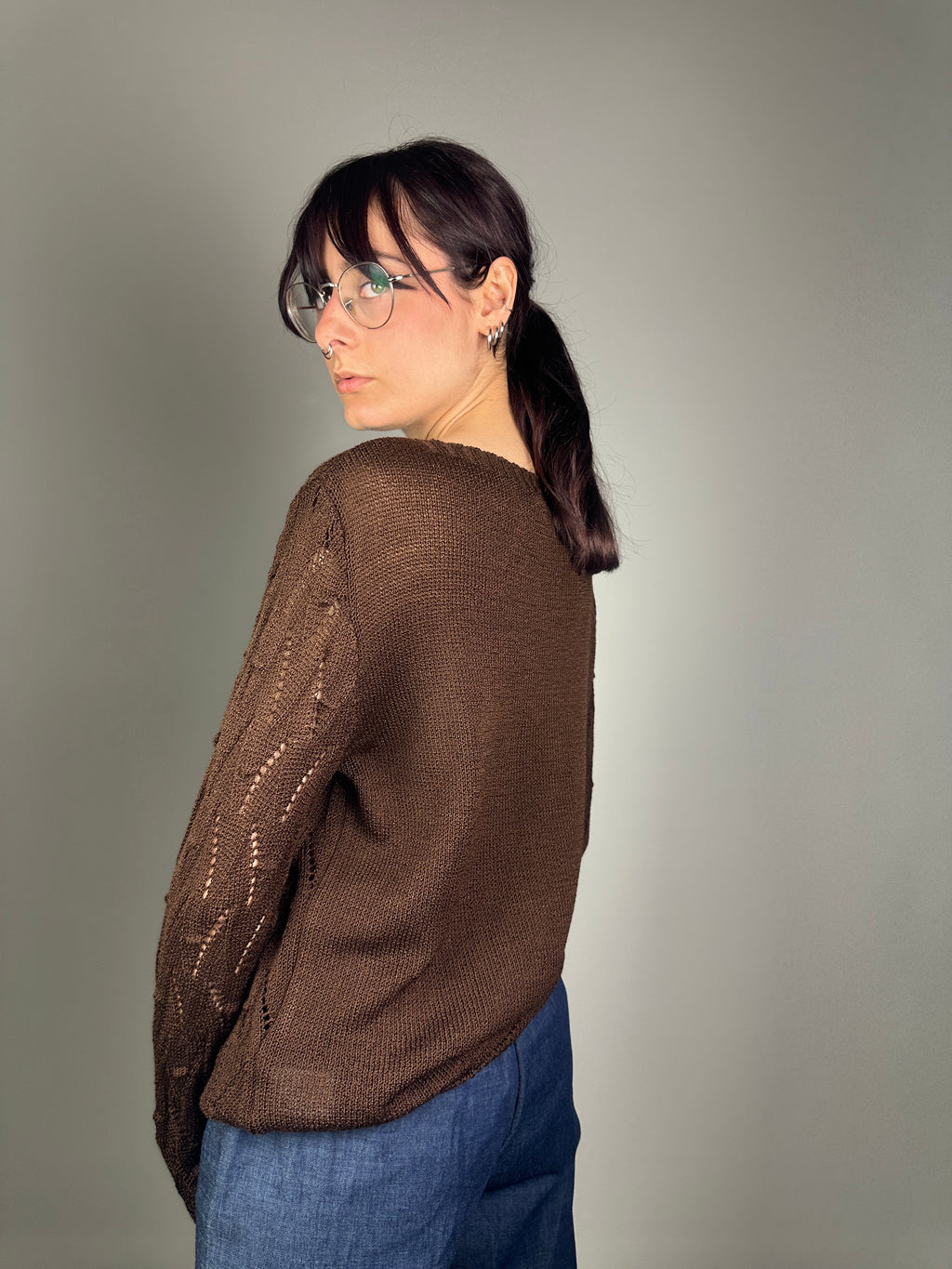 MAGLIA PIZZO NOCCIOLINO