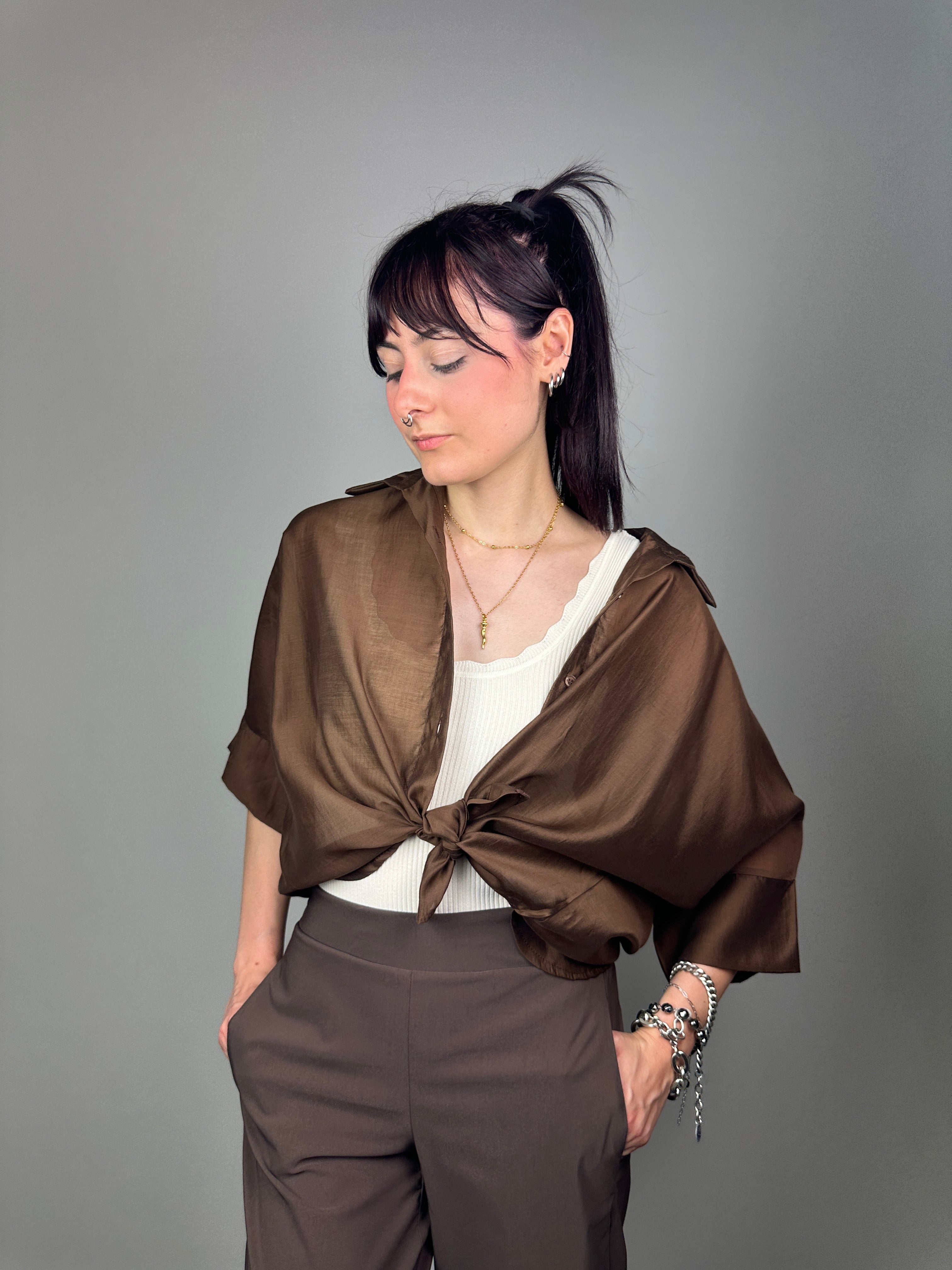 CAMICIA TENCEL UNITO