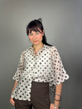 CAMICIA TENCEL POIS
