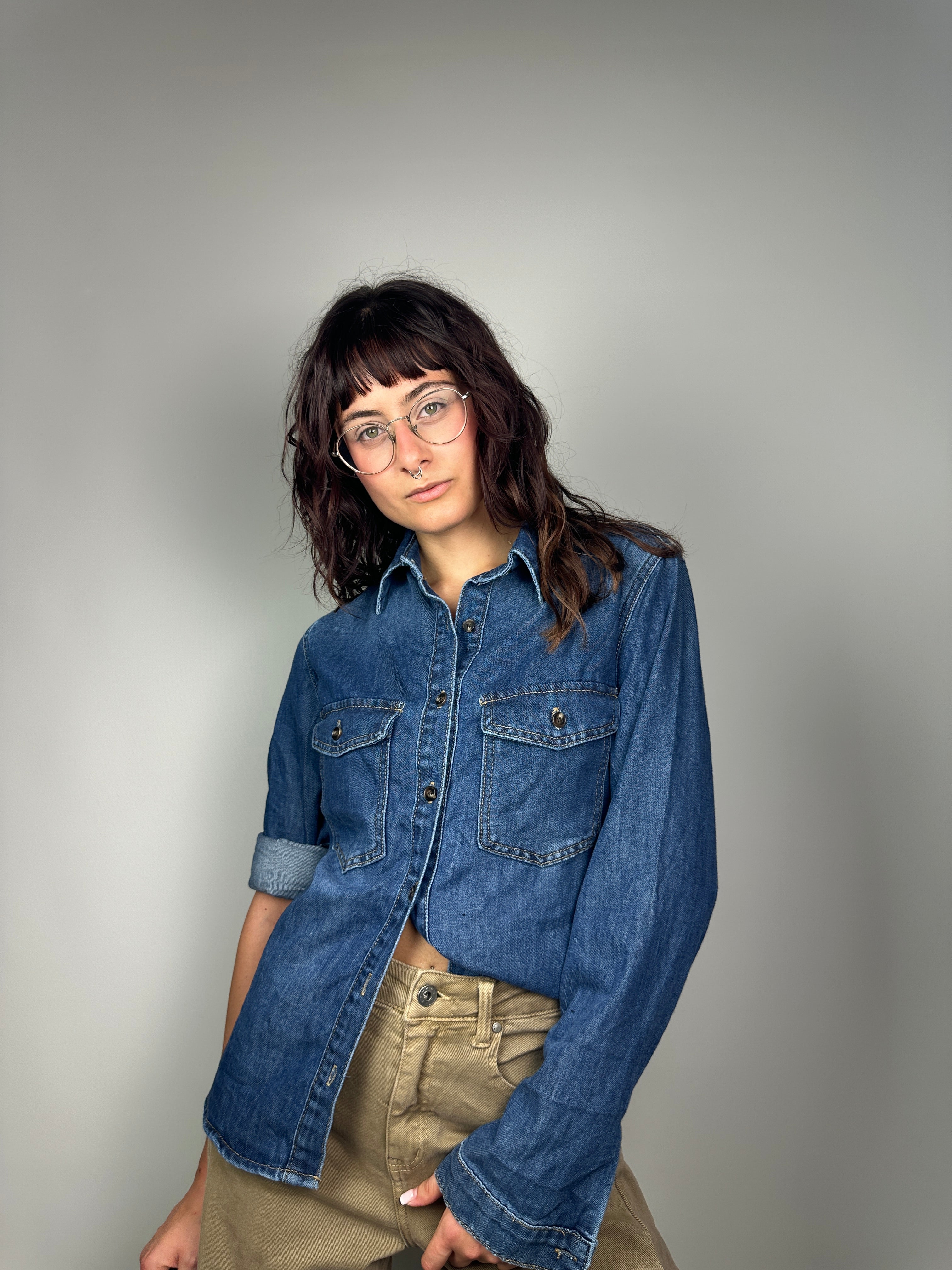 CAMICIA JEANS HOLA