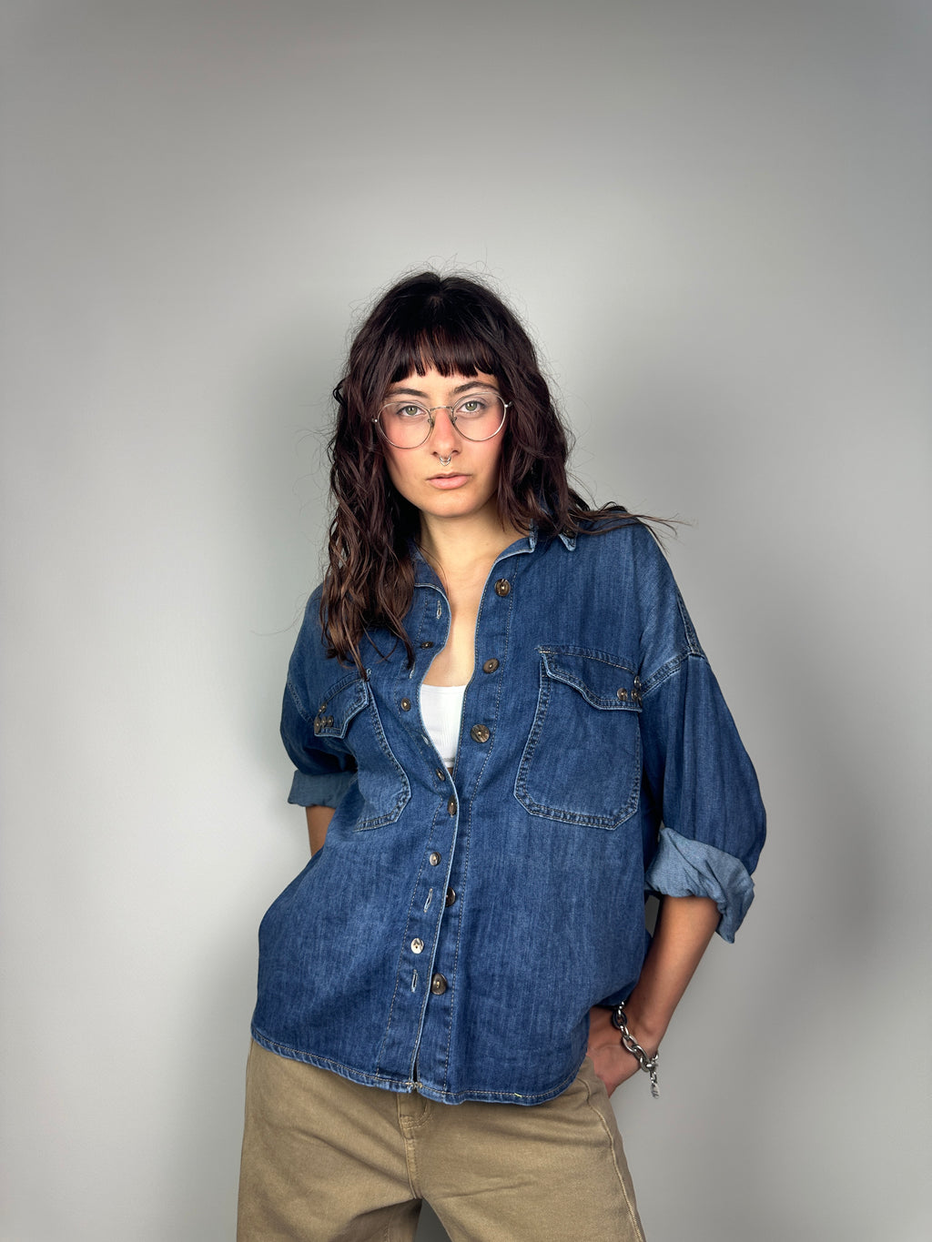 CAMICIA JEANS WOODY