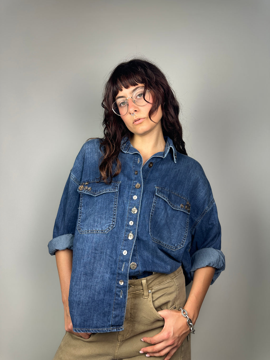 CAMICIA JEANS WOODY