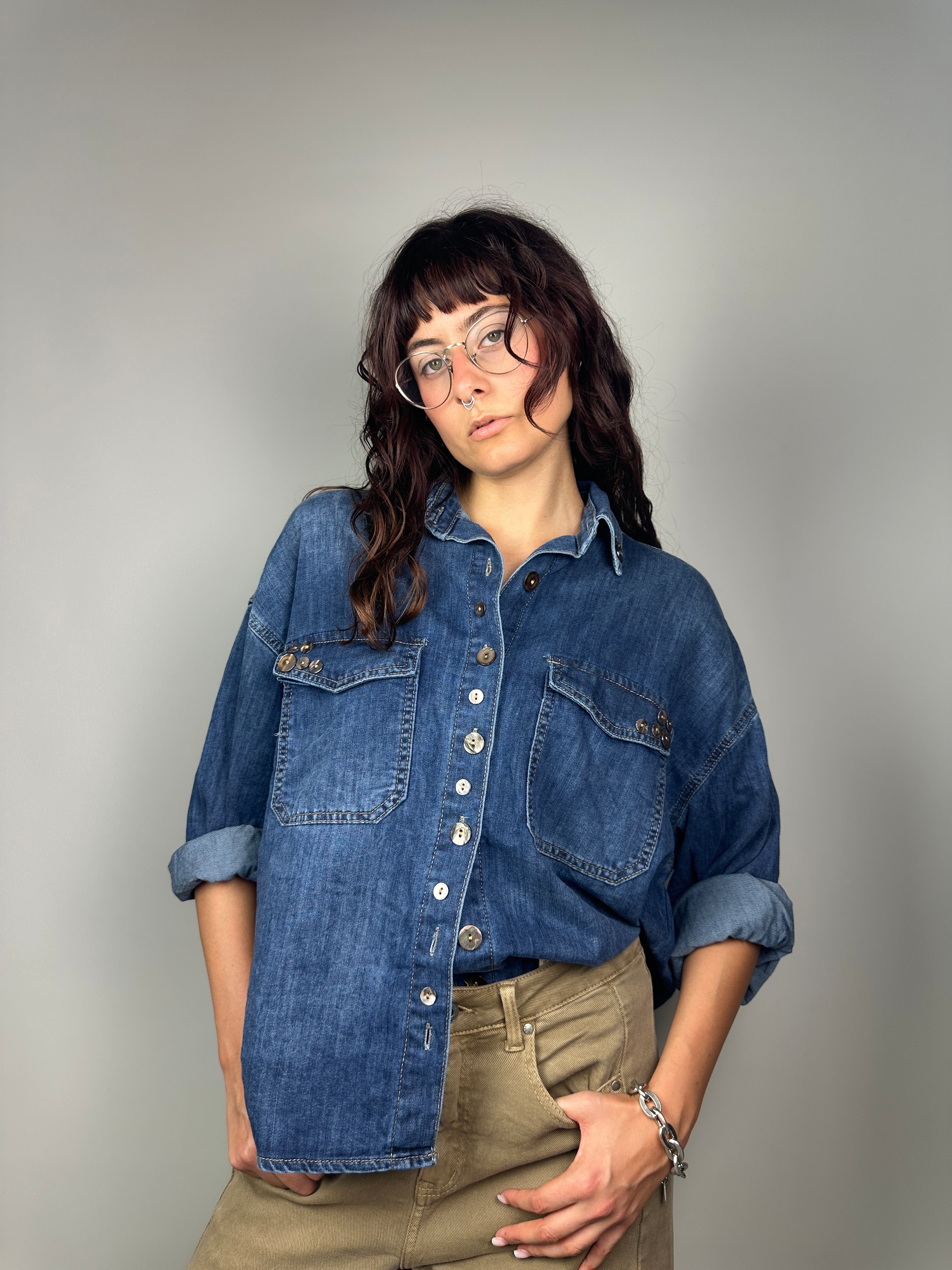 CAMICIA JEANS WOODY