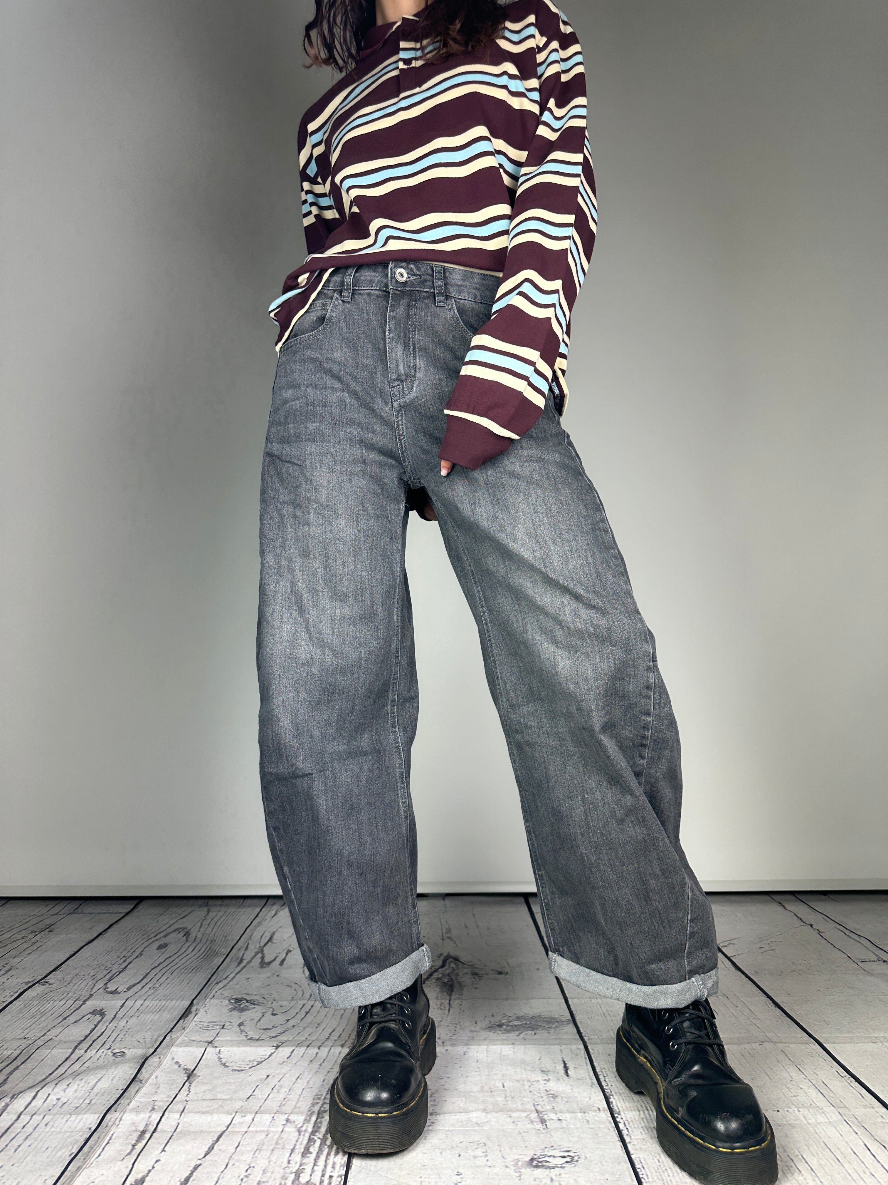 JEANS WASHED BARREL