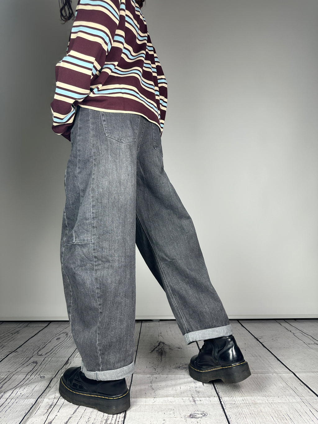 JEANS WASHED BARREL