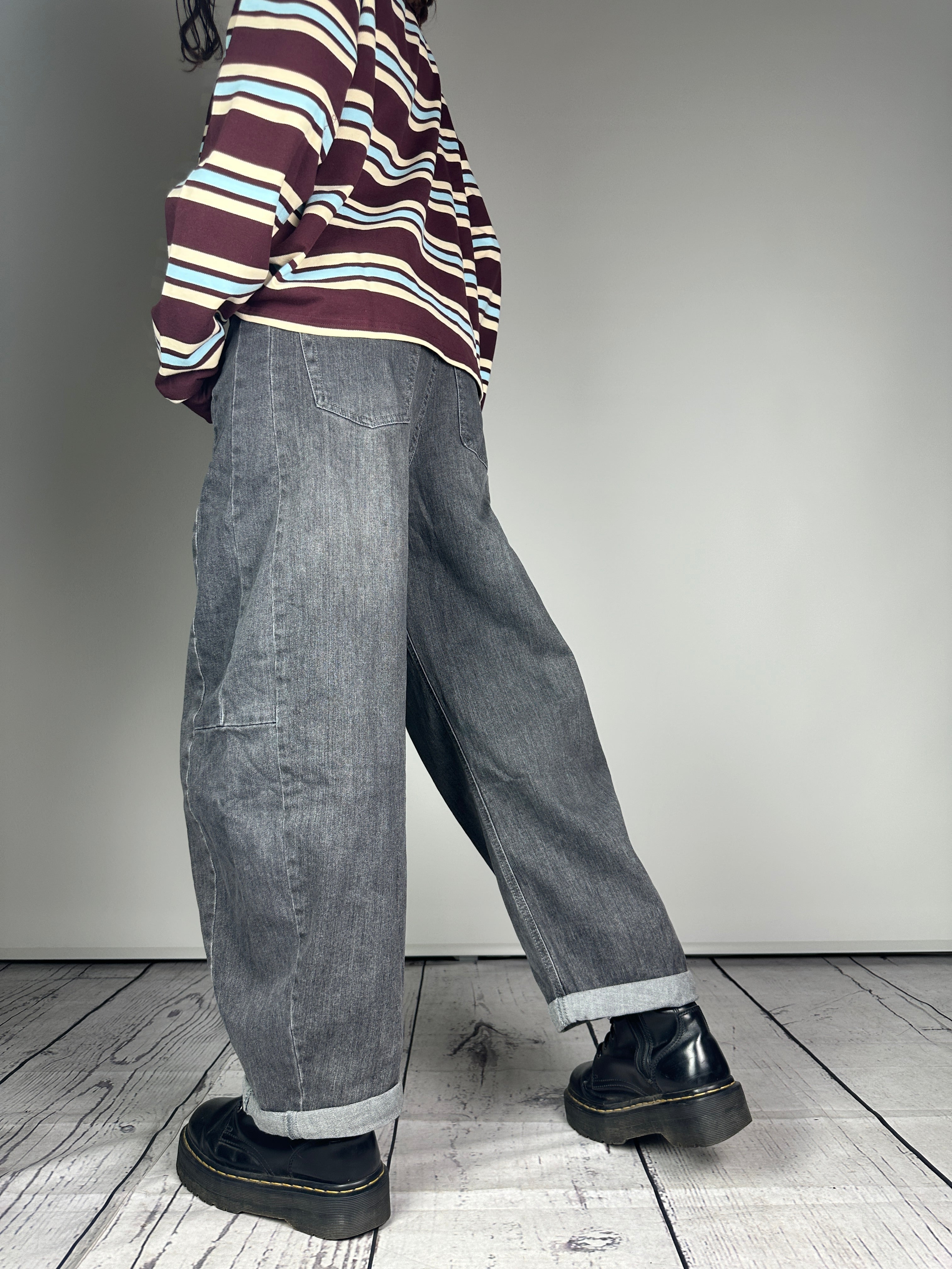 JEANS WASHED BARREL