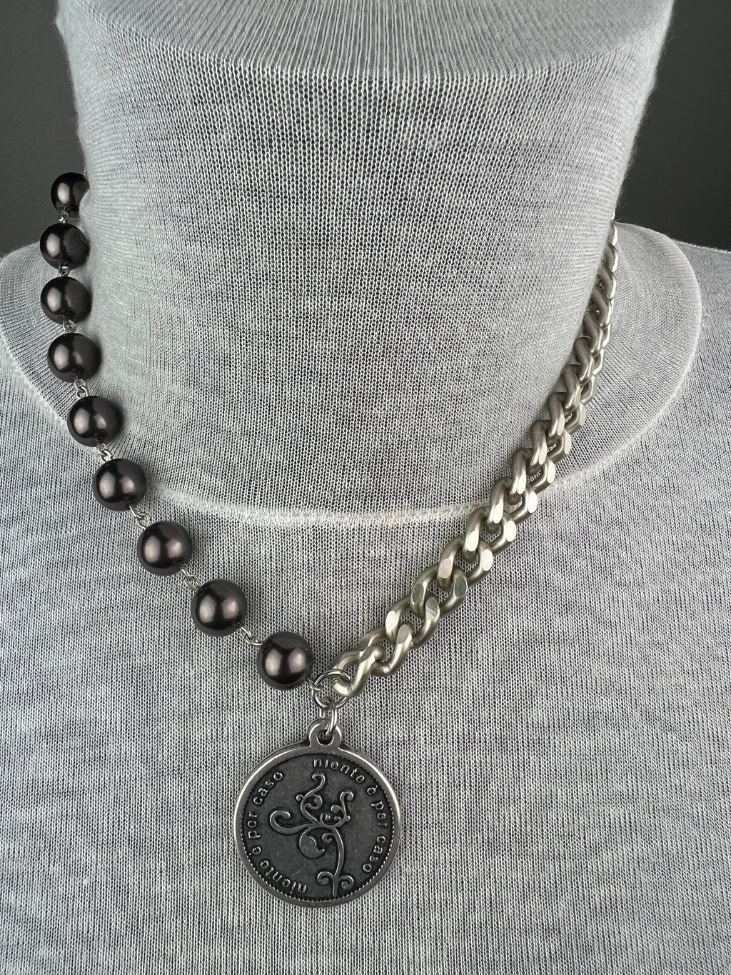 MOMI - COLLANA FRANCESCA CORTA MEDAGLIA
