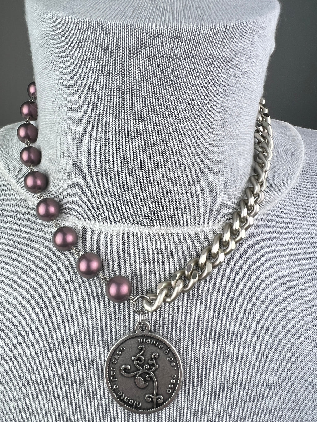 MOMI - COLLANA FRANCESCA CORTA MEDAGLIA