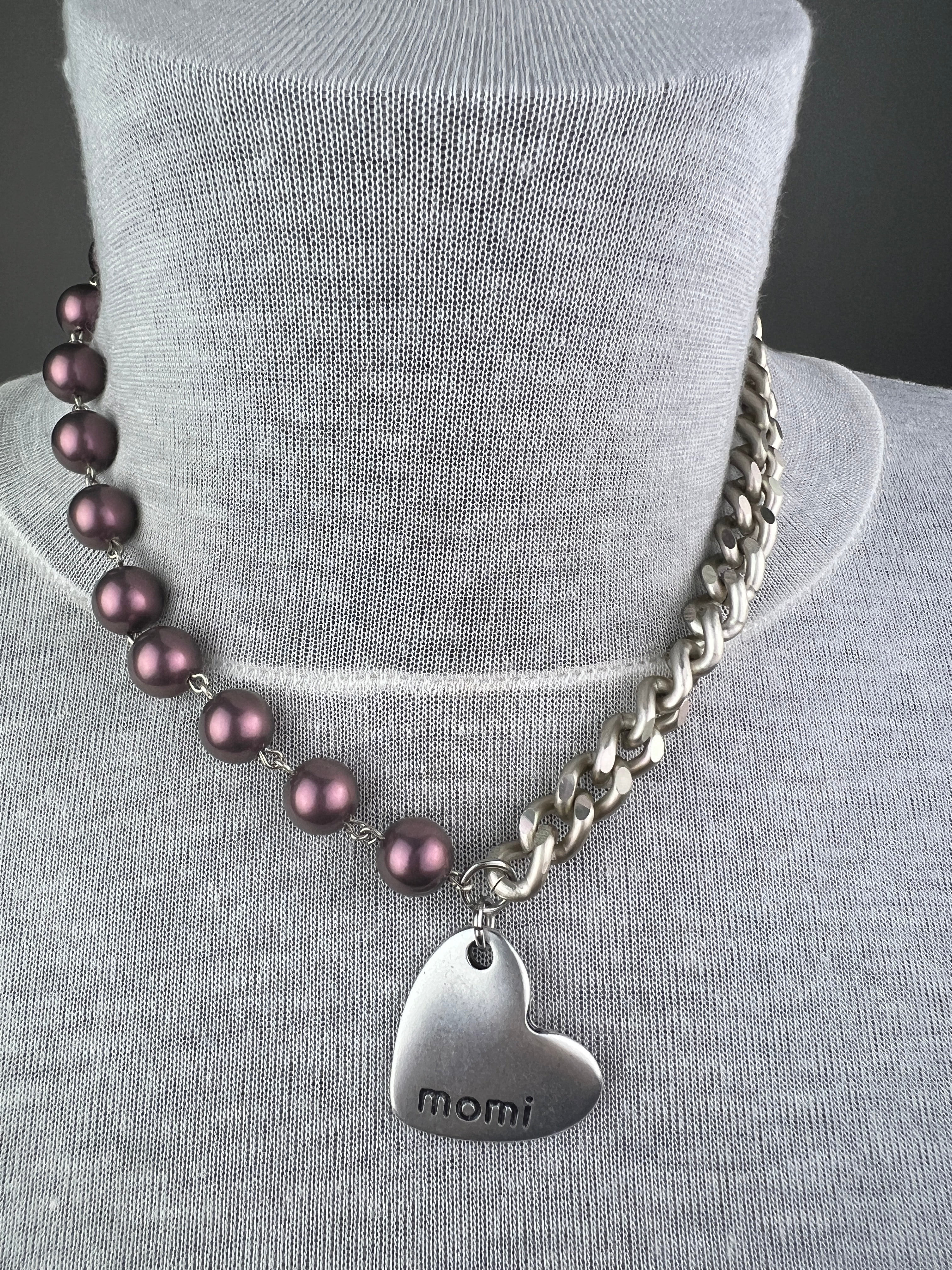 MOMI - COLLANA FRANCESCA CORTA CUORE