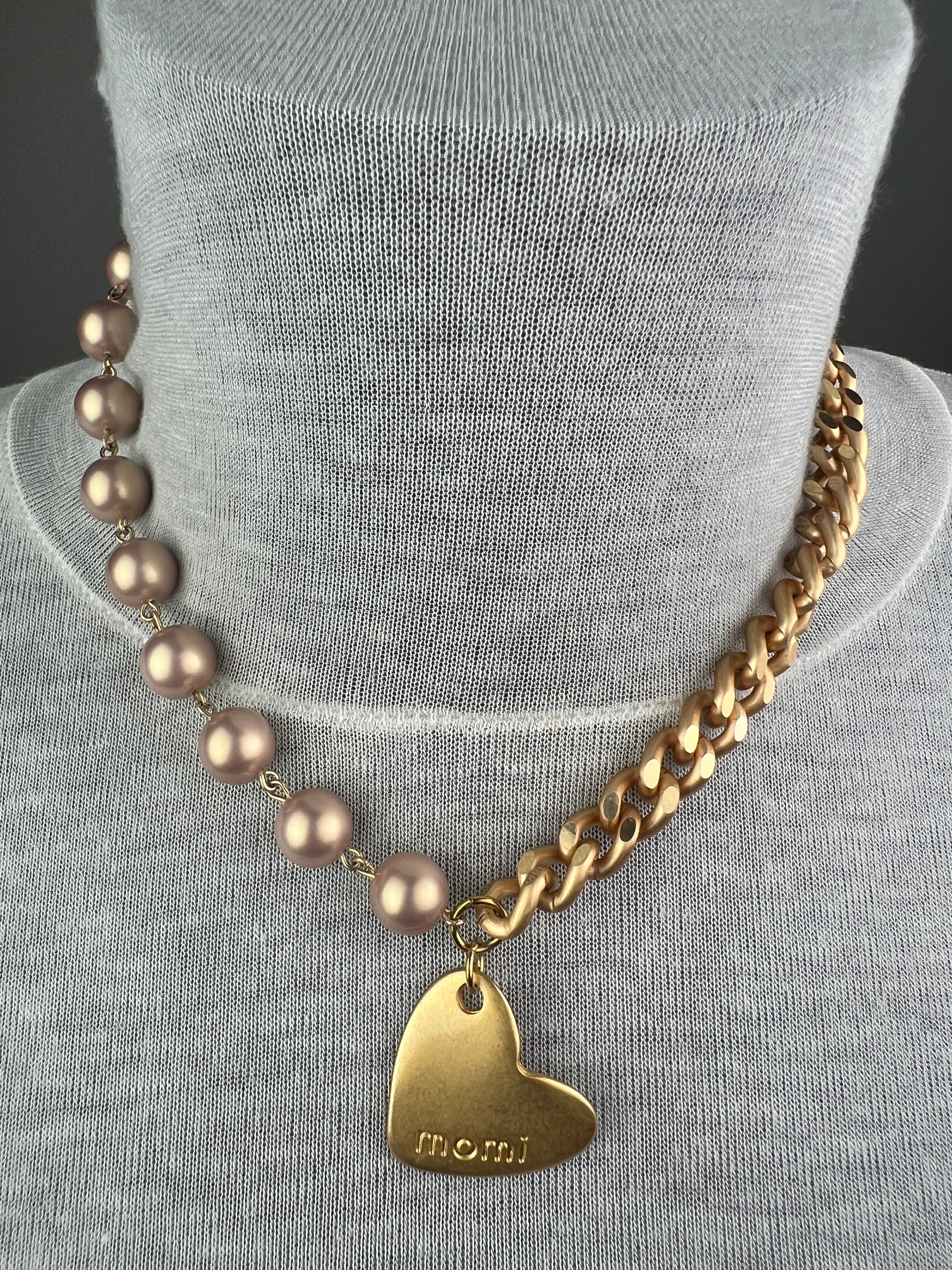 MOMI - COLLANA FRANCESCA CORTA CUORE