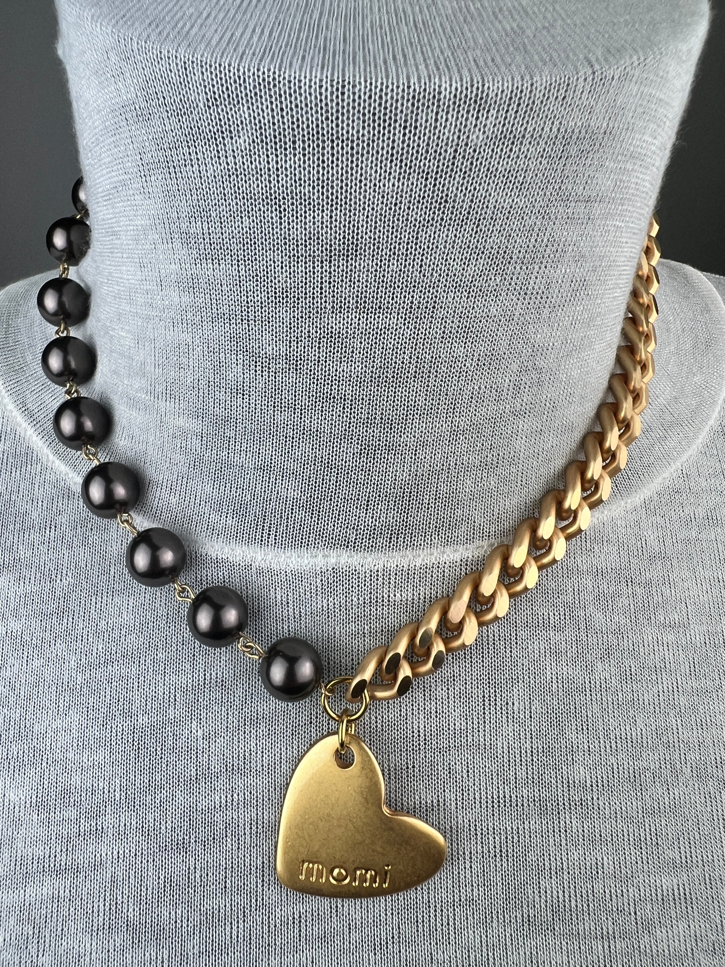 MOMI - COLLANA FRANCESCA CORTA CUORE