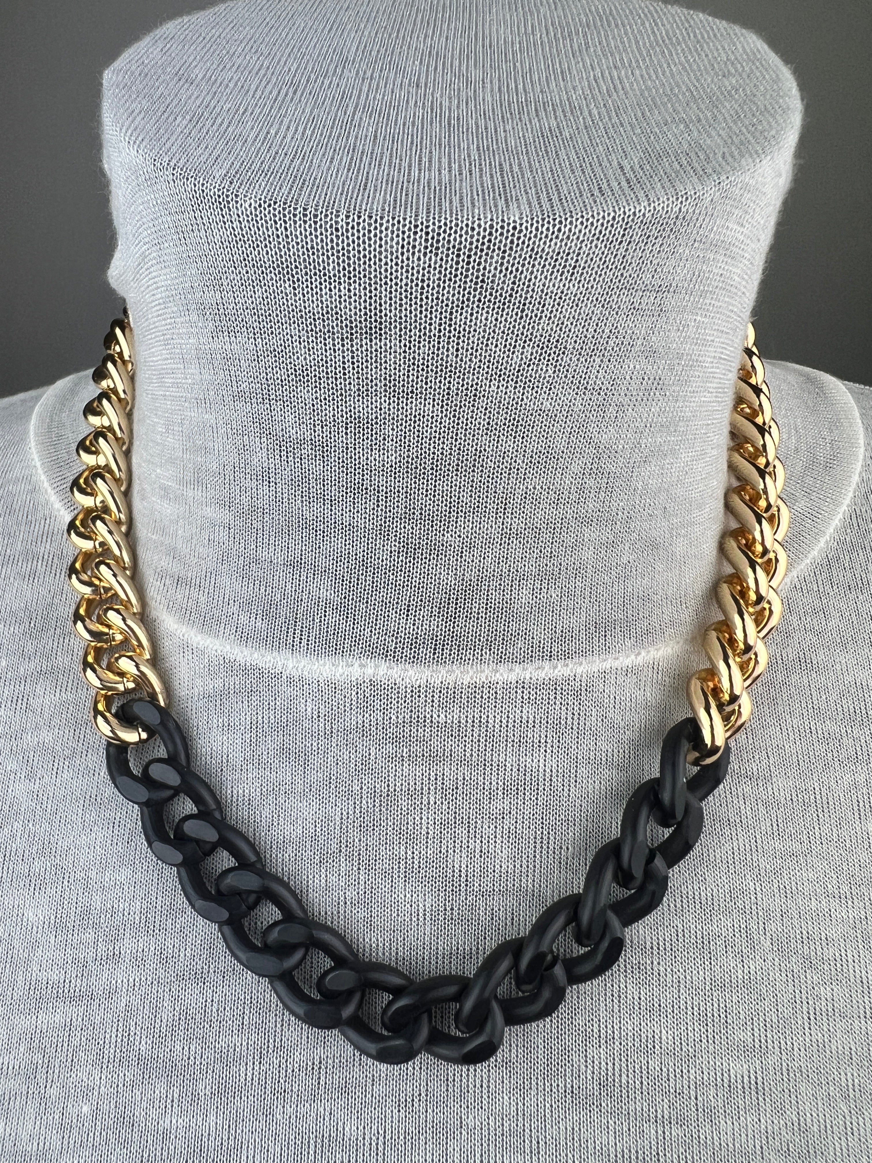 COLLANA GRUMA BLACK MOMI