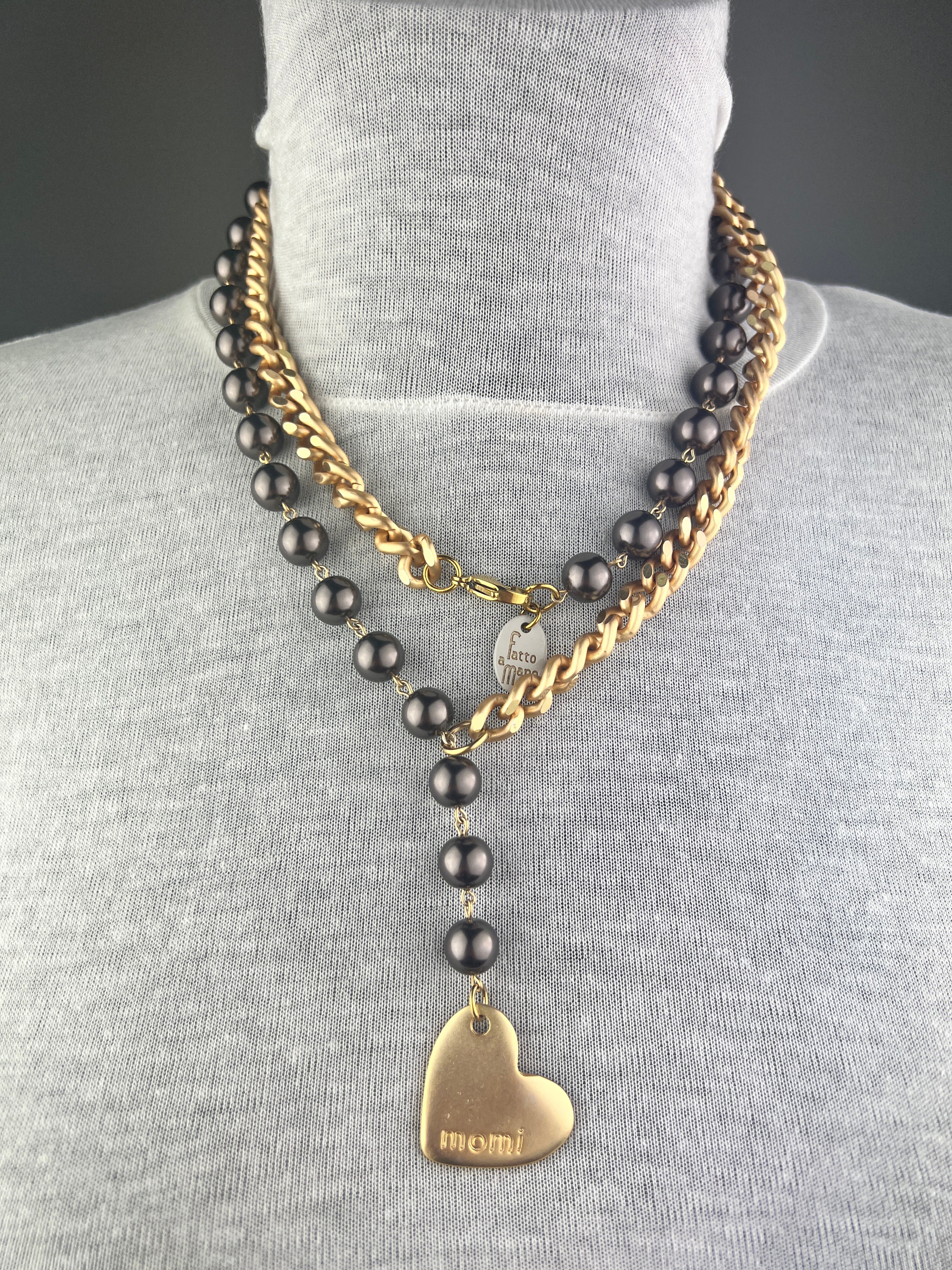 MOMI - COLLANA FRANCESCA CUORE