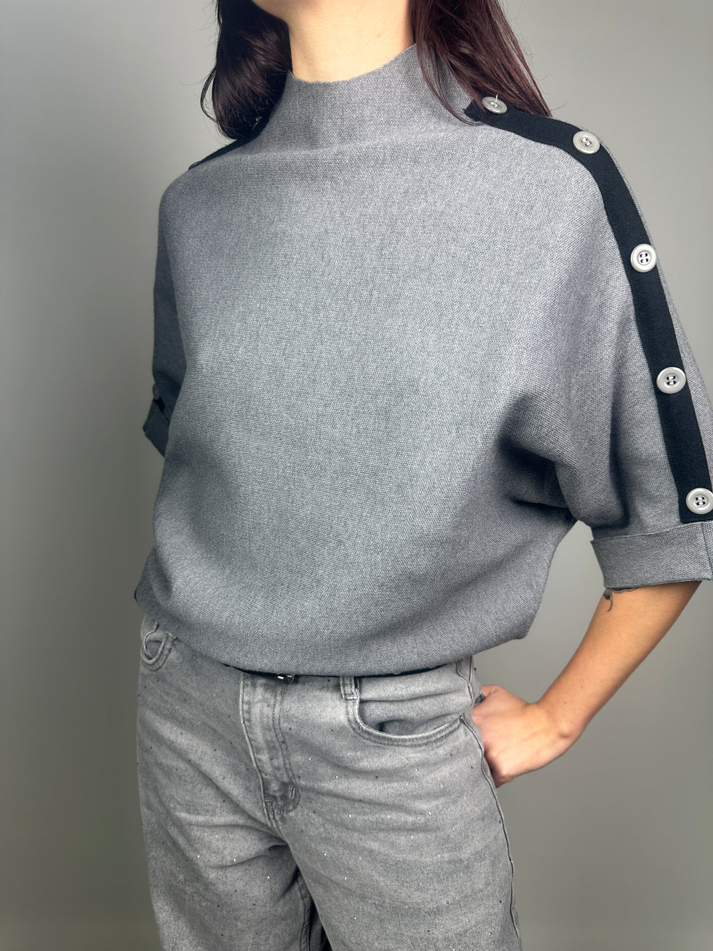 MAGLIA COCÒ BICOLOR