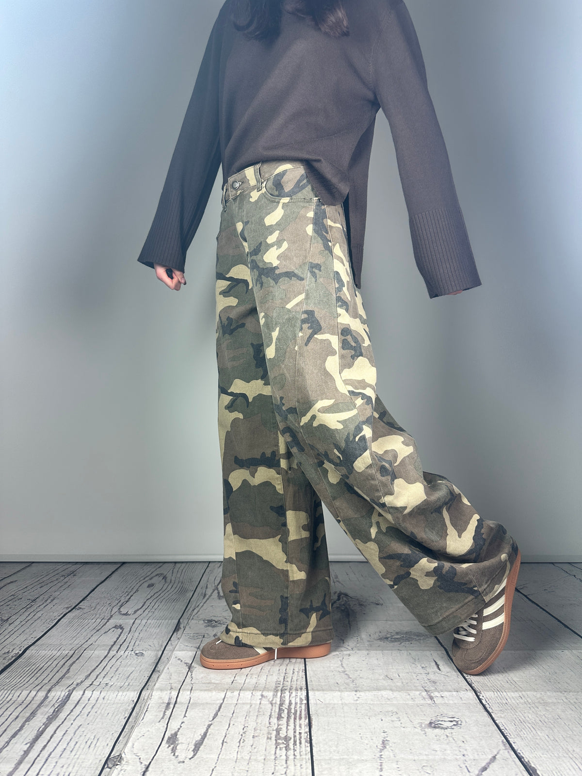 JEANS CAMOUFLAGE BARREL
