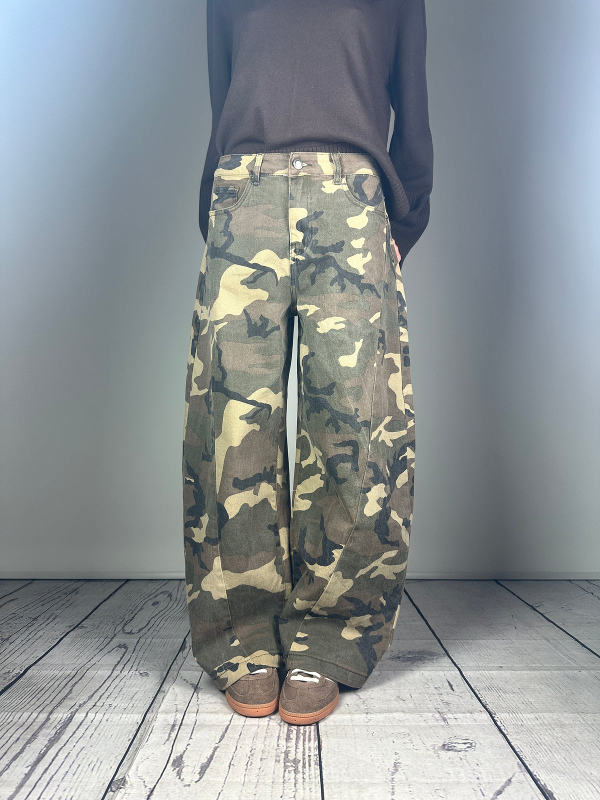 JEANS CAMOUFLAGE BARREL