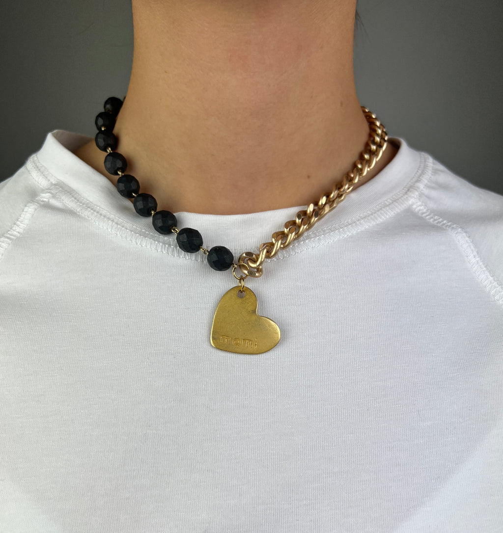 MOMI - COLLANA FRANCESCA CORTA CUORE