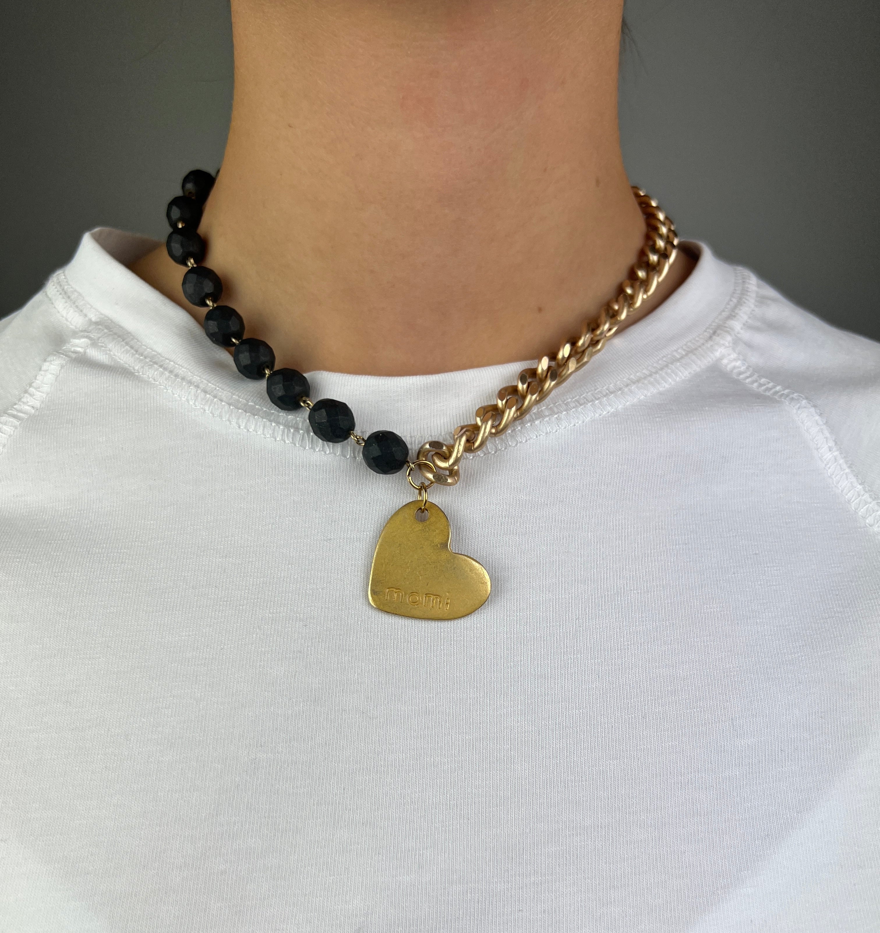 MOMI - COLLANA FRANCESCA CORTA CUORE