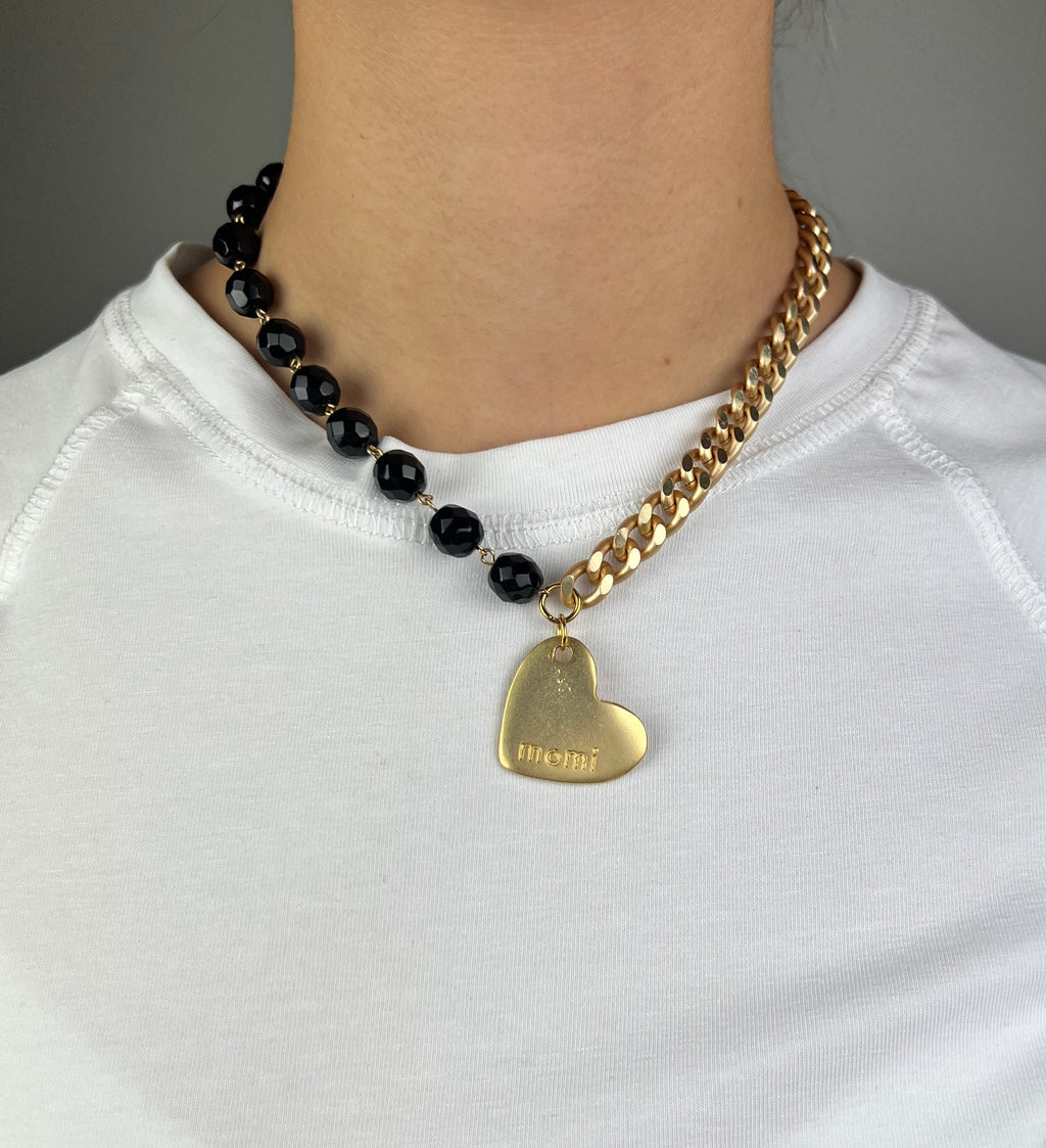 MOMI - COLLANA FRANCESCA CORTA CUORE