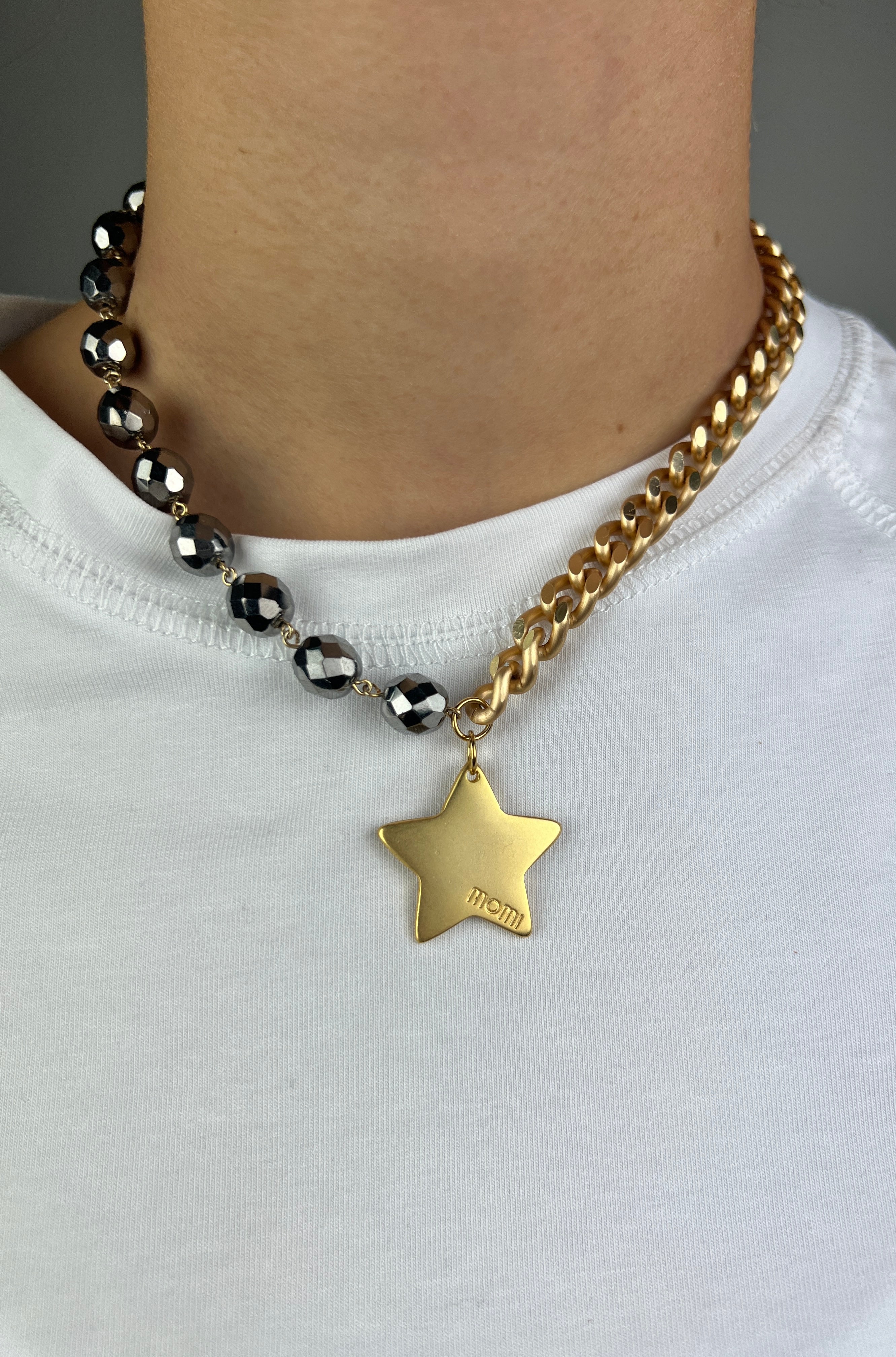 MOMI - COLLANA FRANCESCA CORTA STELLA