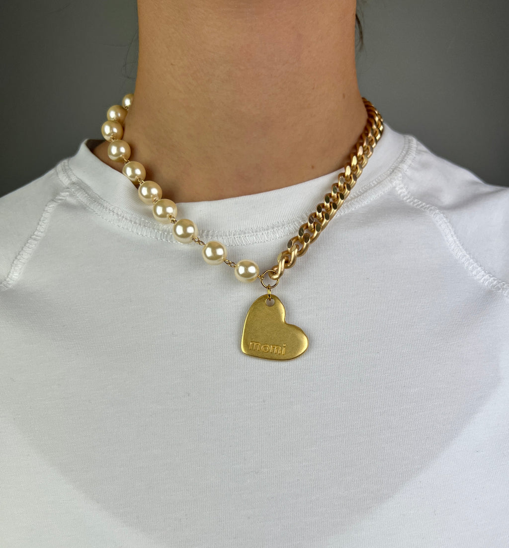 MOMI - COLLANA FRANCESCA CORTA CUORE