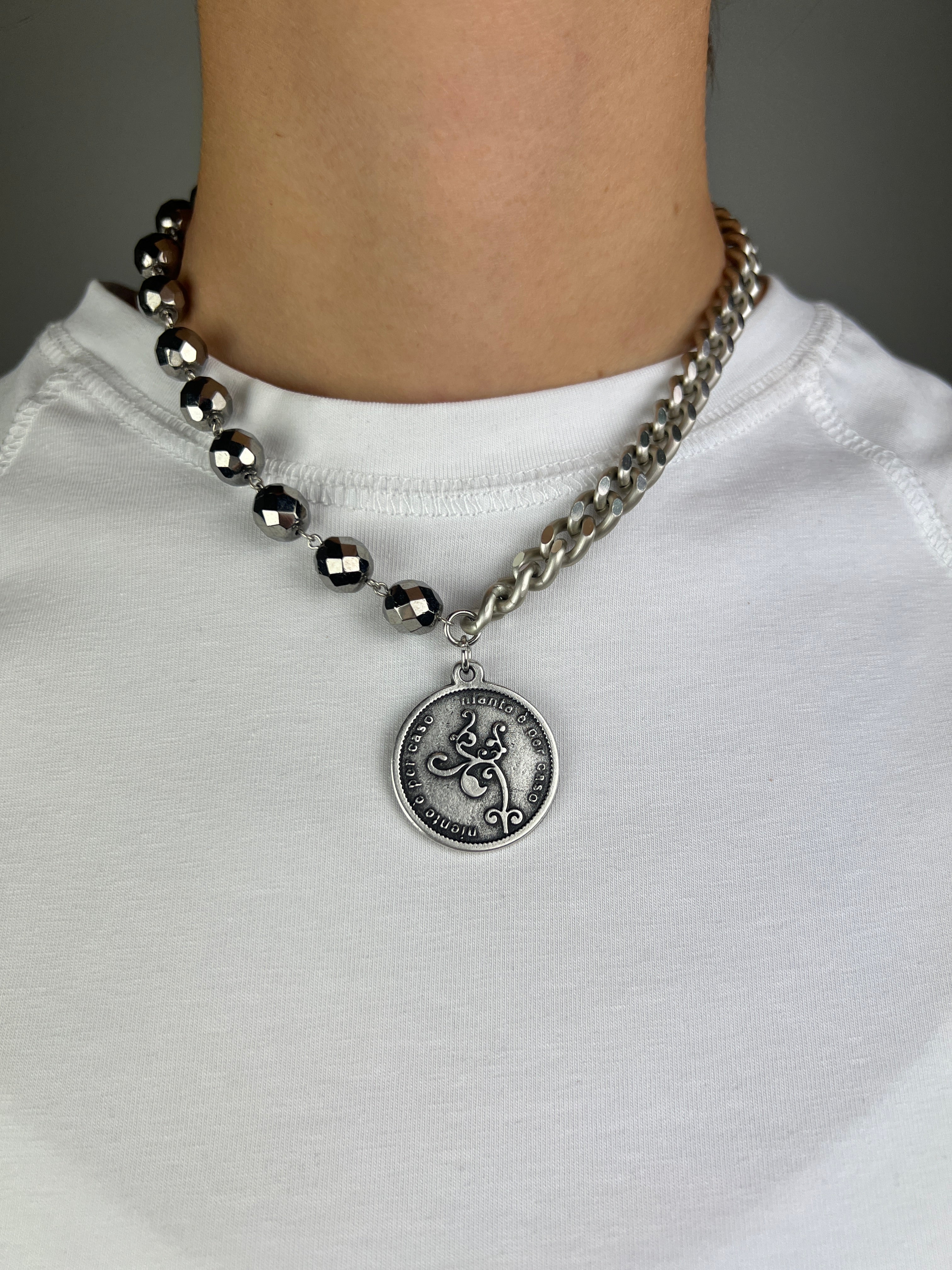 MOMI - COLLANA FRANCESCA CORTA MEDAGLIA