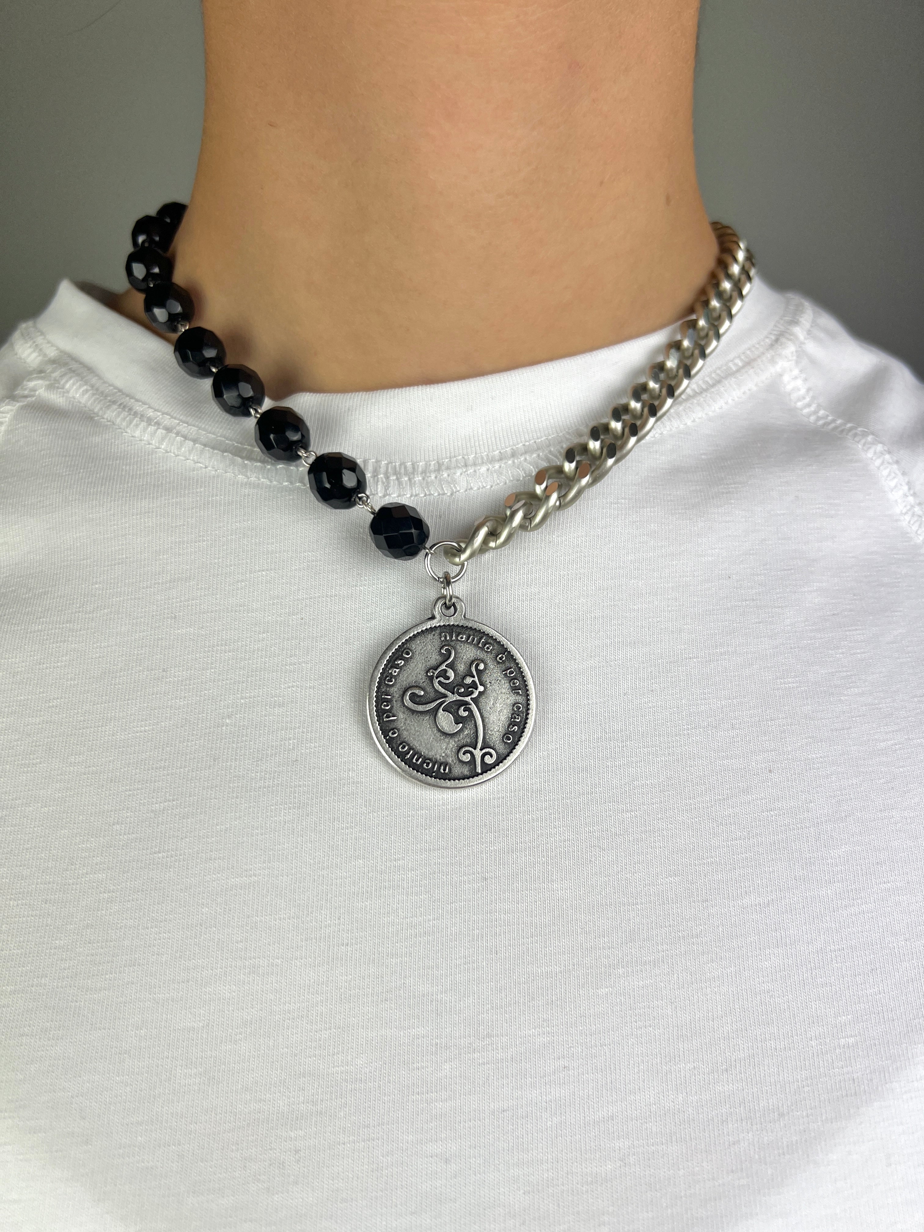 MOMI - COLLANA FRANCESCA CORTA MEDAGLIA