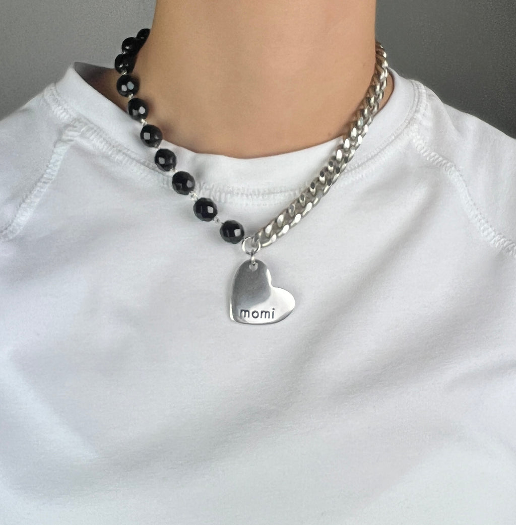 MOMI - COLLANA FRANCESCA CORTA CUORE
