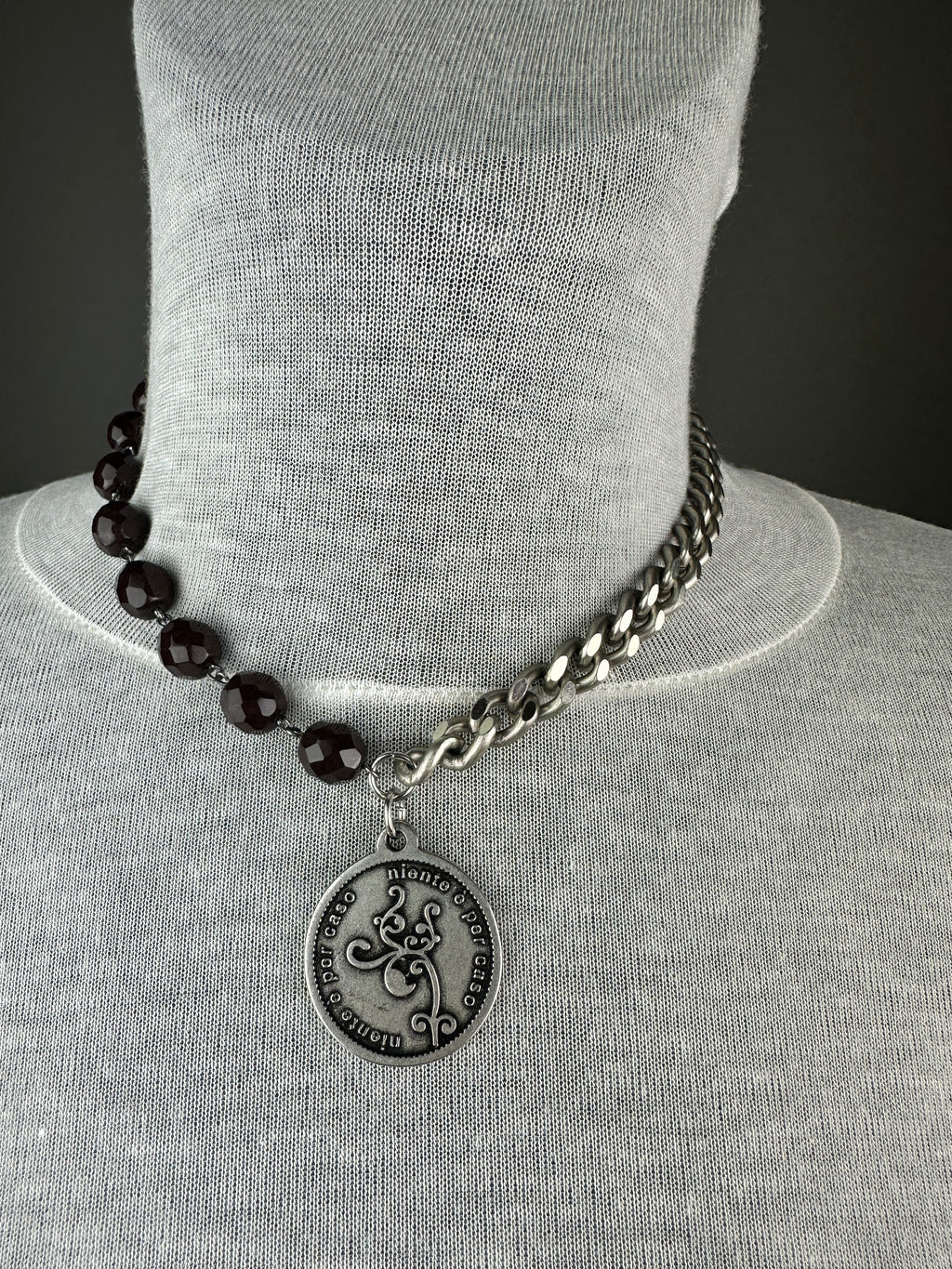 MOMI - COLLANA FRANCESCA CORTA MEDAGLIA