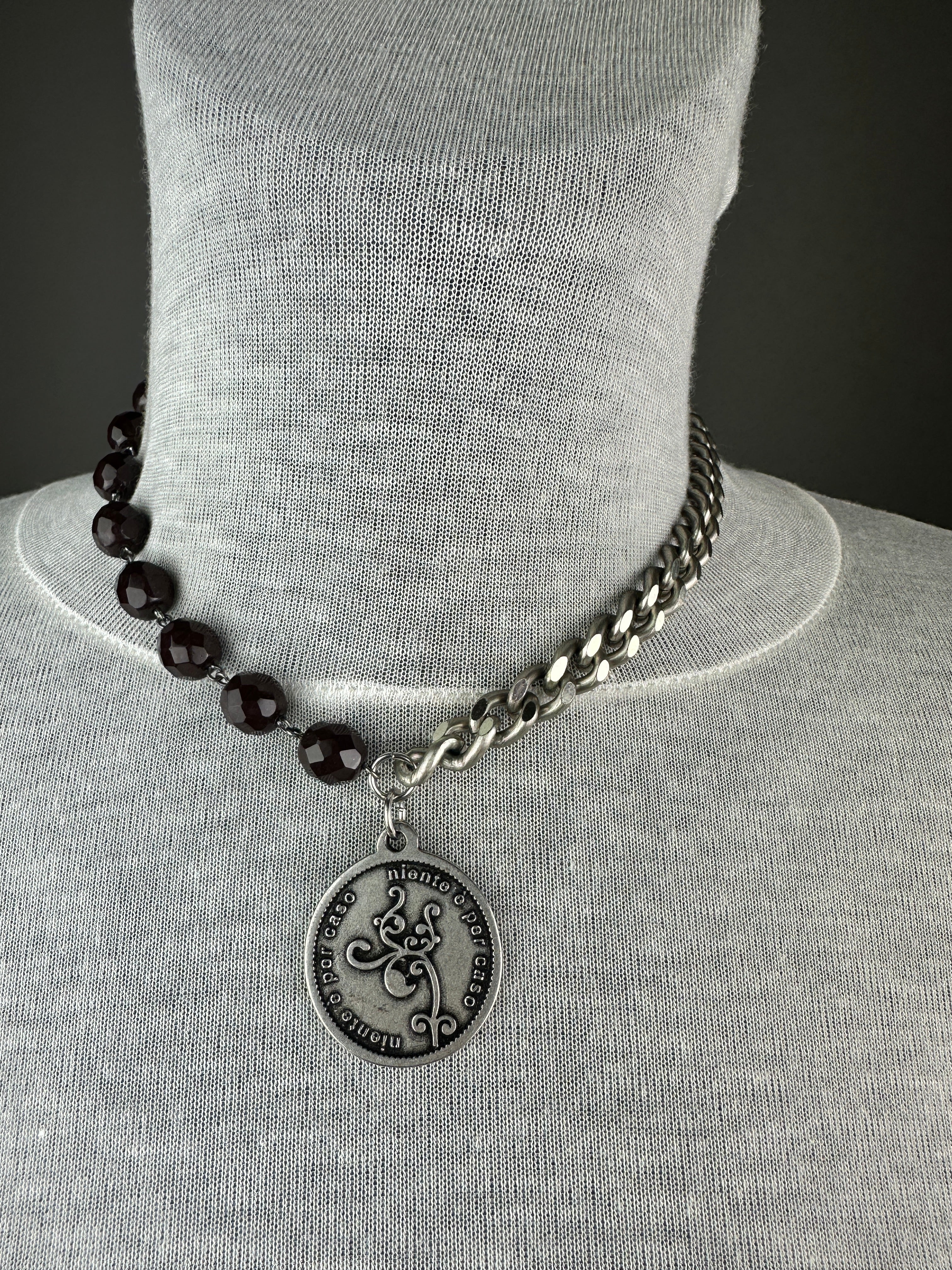 MOMI - COLLANA FRANCESCA CORTA MEDAGLIA