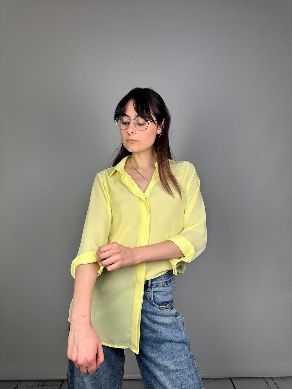 CAMICIA CREPE XL