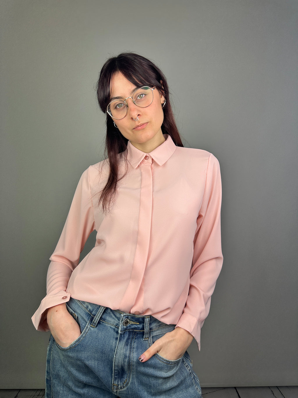 CAMICIA CREPE XL