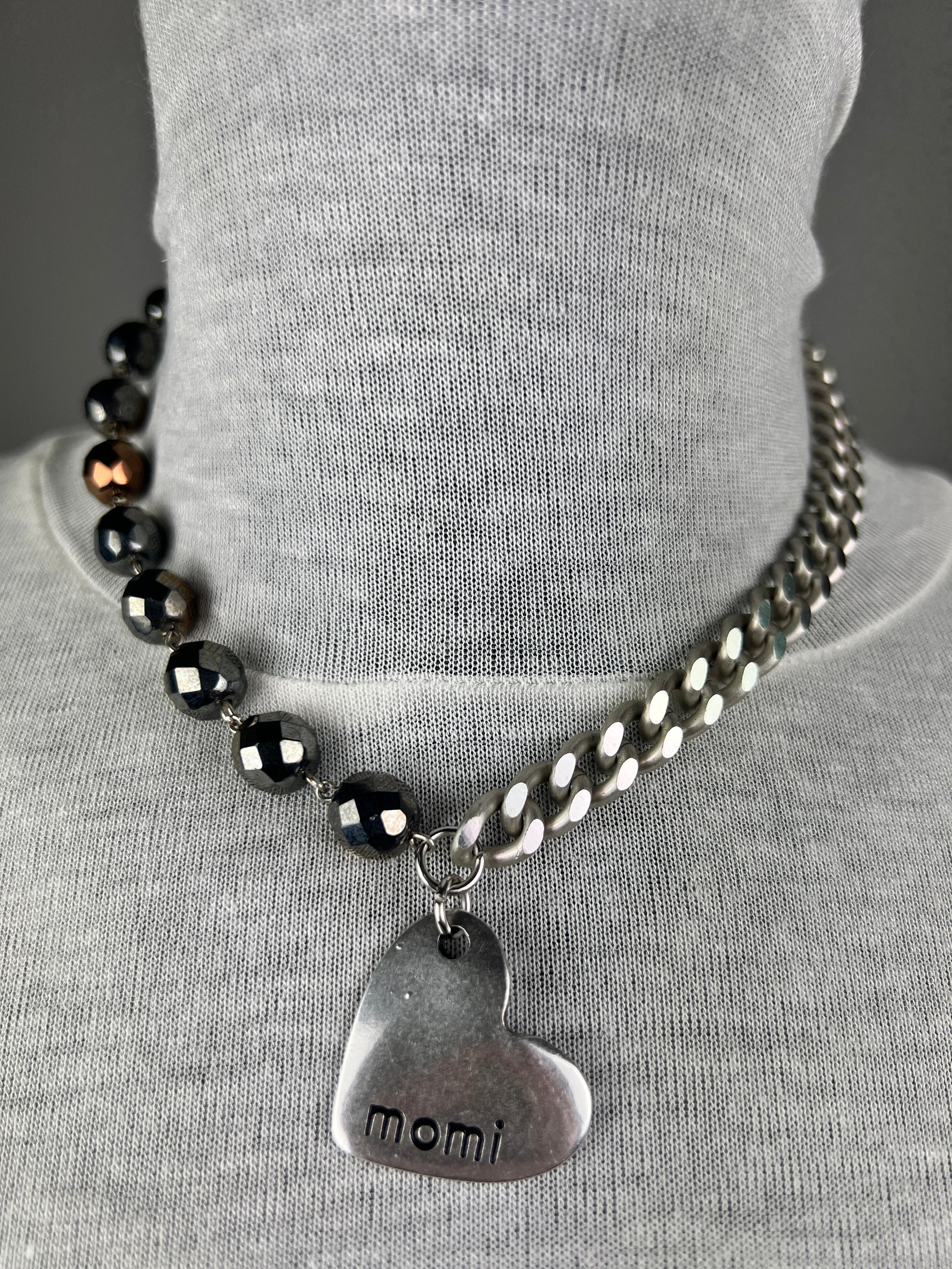 MOMI - COLLANA FRANCESCA CORTA CUORE