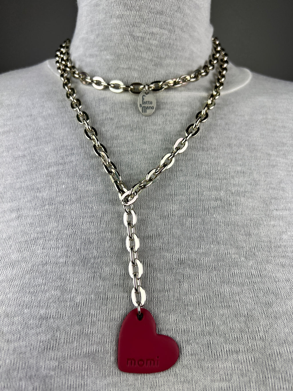 MOMI - COLLANA LUNGA CUORE TOUCH