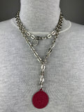MOMI - COLLANA LUNGA MEDAGLIA TOUCH