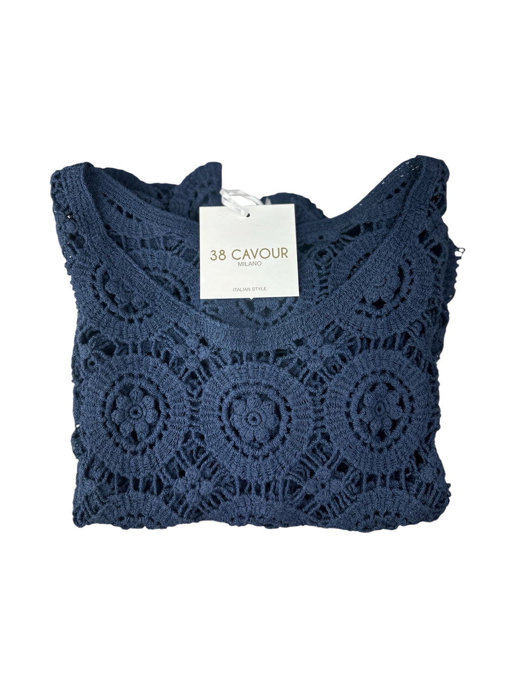 MAGLIA MACRAME' FIORE