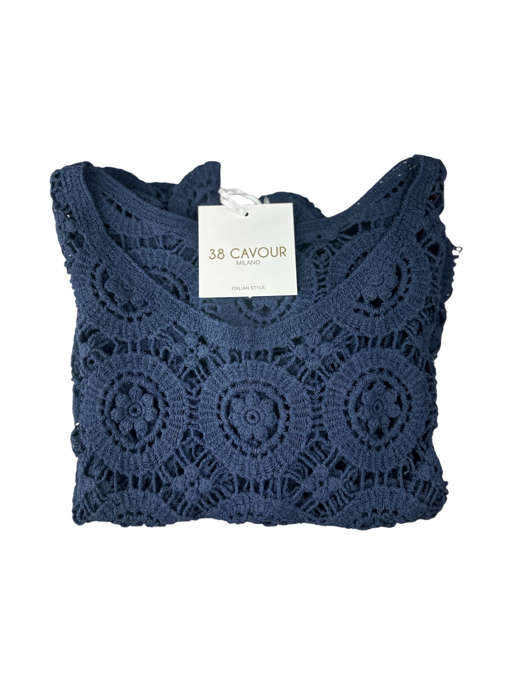 MAGLIA MACRAME' FIORE