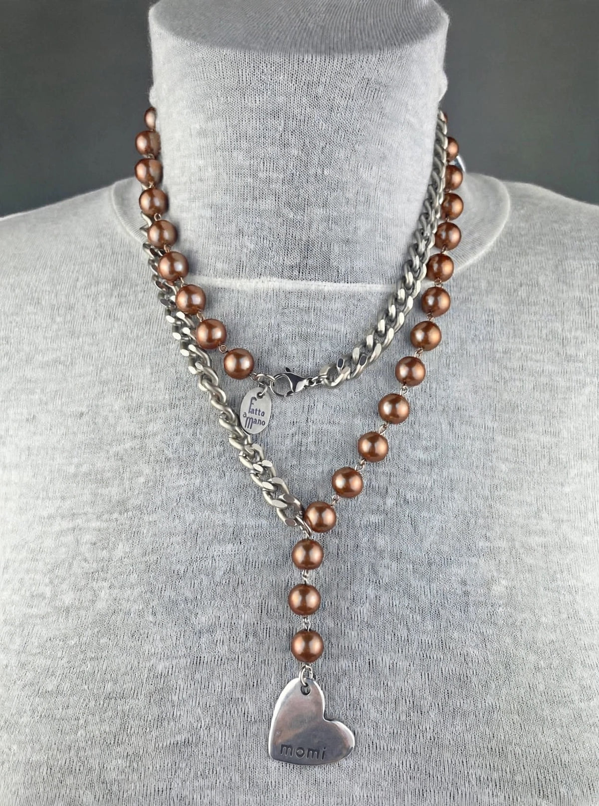 MOMI - COLLANA FRANCESCA CUORE